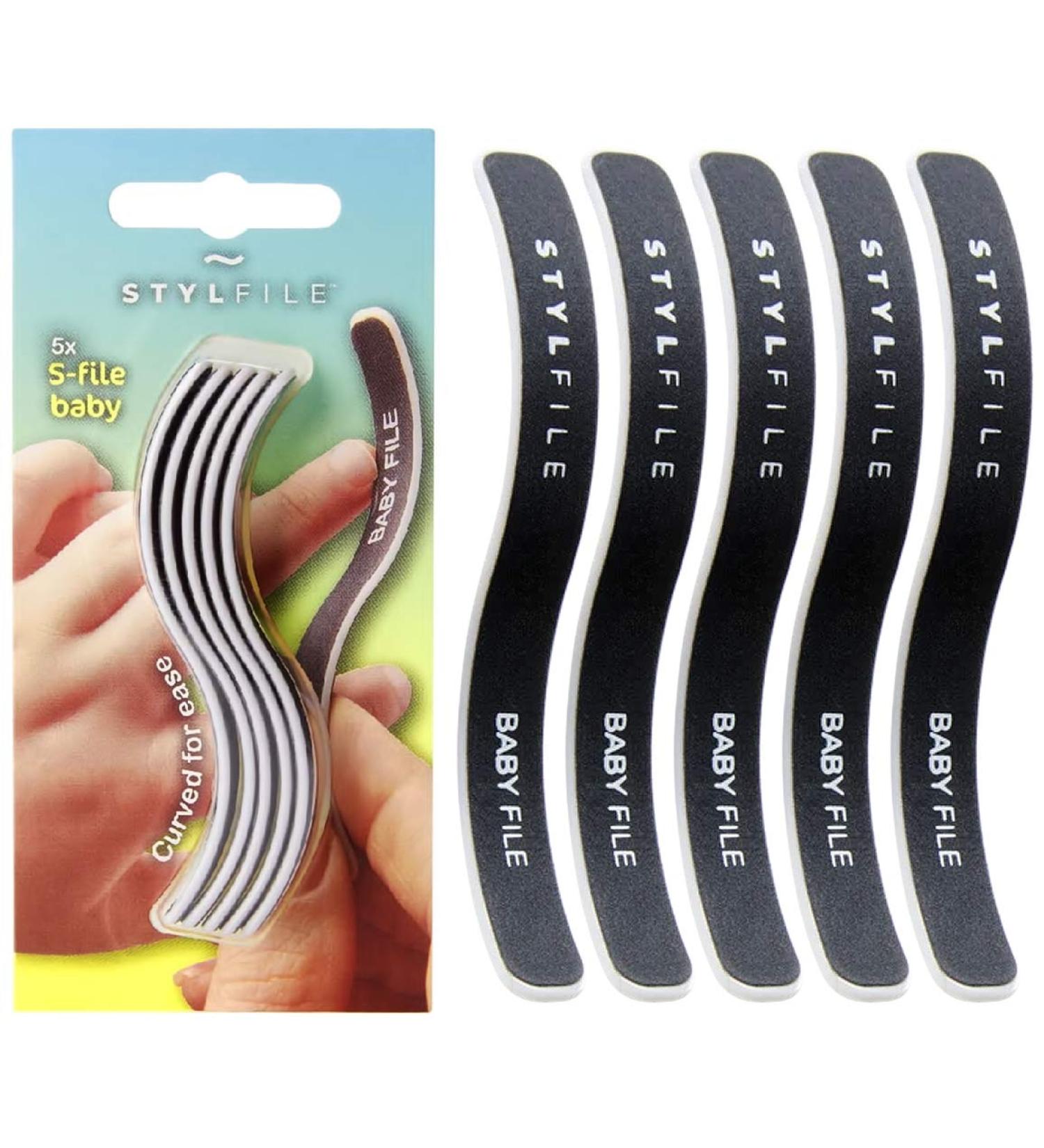 STYLFILE by STYLIDEAS Baby Nailcare Products - S-Shaped Nail File & Safety Clipper (5 Count) - Buy Online on SooperMarket.com