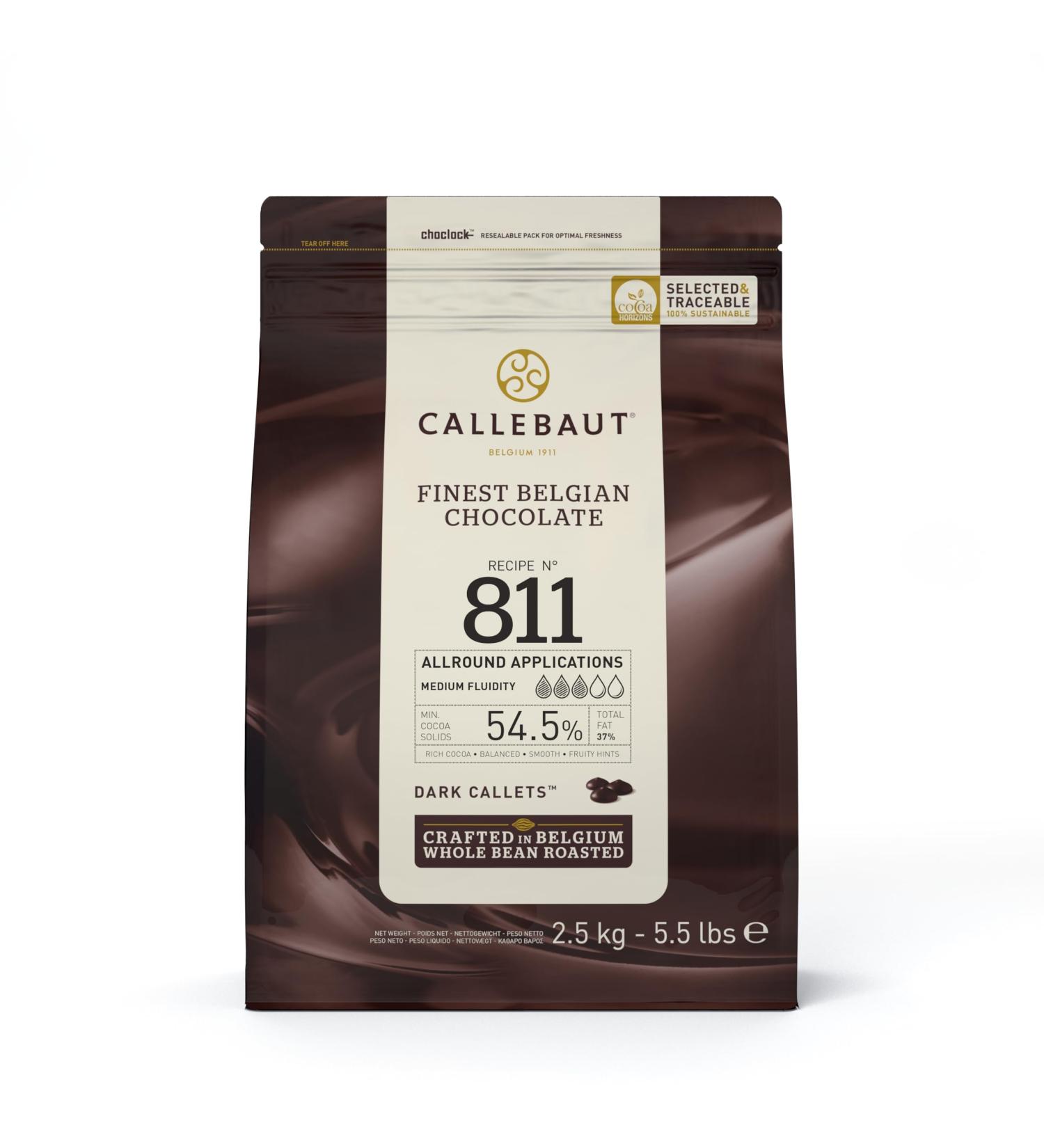 Callebaut 811 Dark Callets 2.5kg - Buy Online on SooperMarket.com