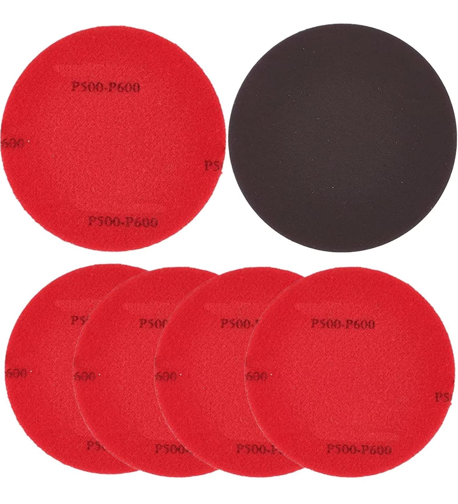 RUNRAYAY Round Bowling Sanding Pad Resurfacing Polishing Kit - 500 Grit (6PCS/12PCS) | Bowling Ball Cleaning Set - Buy Online on SooperMarket.com