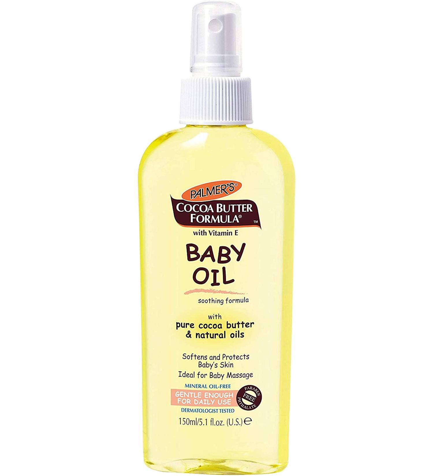 Palmer's Cocoa Butter Formula Baby Oil 150ml - Gentle Moisturizing for Baby's Skin - Buy Online on SooperMarket.com