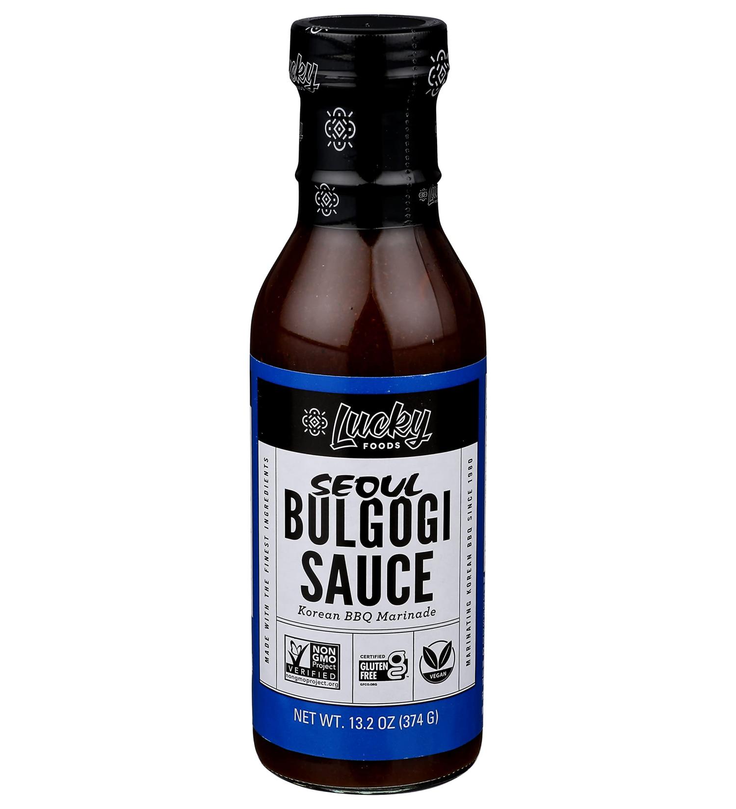 LUCKY FOODS Korean BBQ Bulgogi Sauce - 13.2 OZ | Authentic Flavor for Grilling & Marinating - Buy Online on SooperMarket.com
