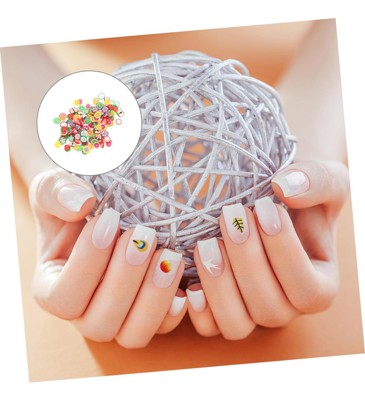 FRCOLOR 4 Packs Nail Art Polymer Clay Appliques Embellishments Fruit Embellishments Craft Making Beads Fruit Slices Nail Art Nail Art Craft Fruit 3d Suite Manicure - Buy Online on SooperMarket.com