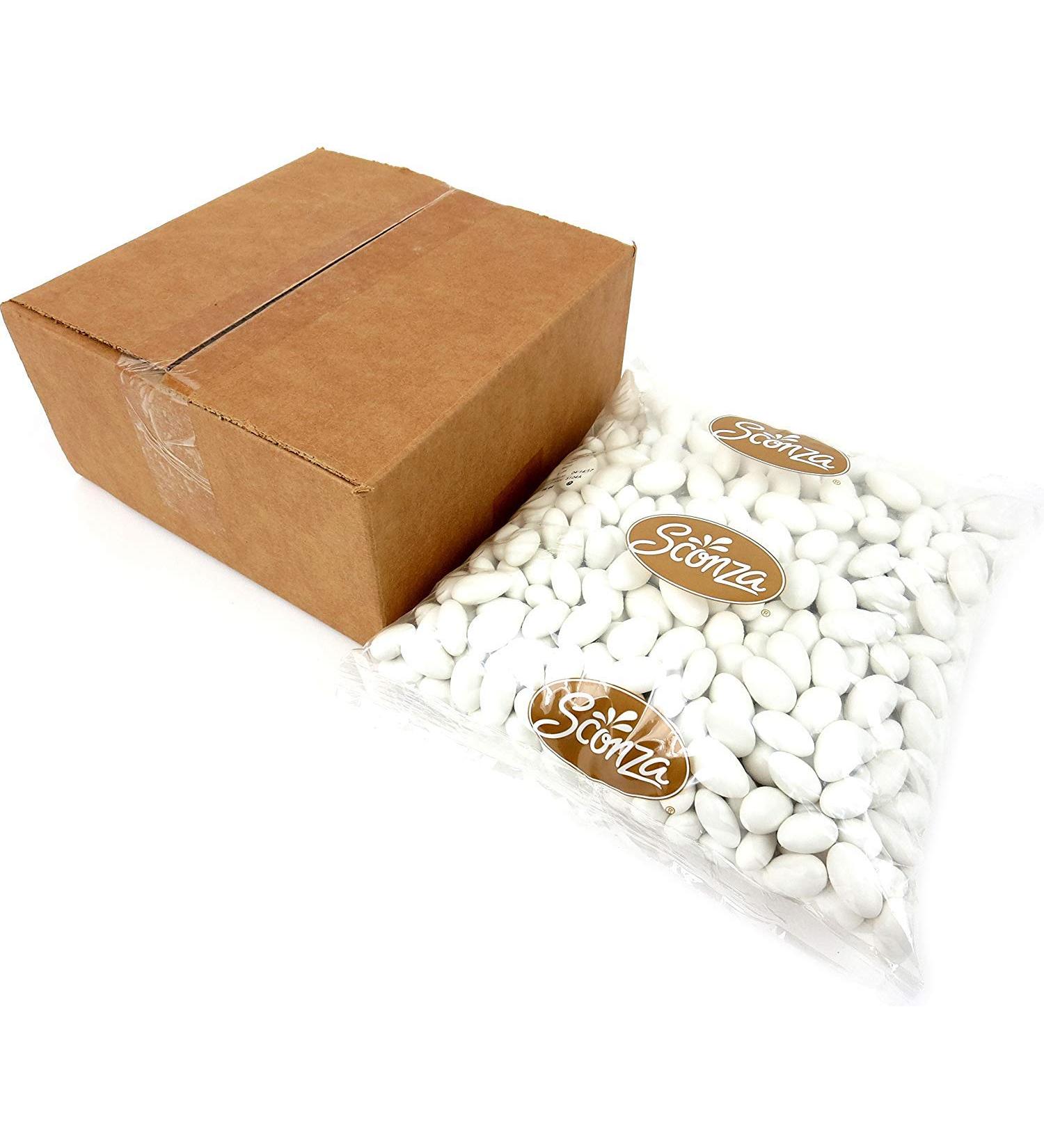 White Jordan Almonds, 5 lb Bag