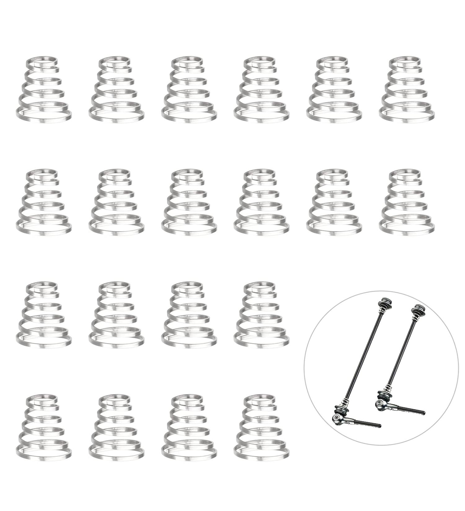 Shisheng Bicycle Quick Tensioner Springs - 20 Pack Stainless Steel 11x12mm Feather Replacement Springs for Bikes - Buy Online on SooperMarket.com