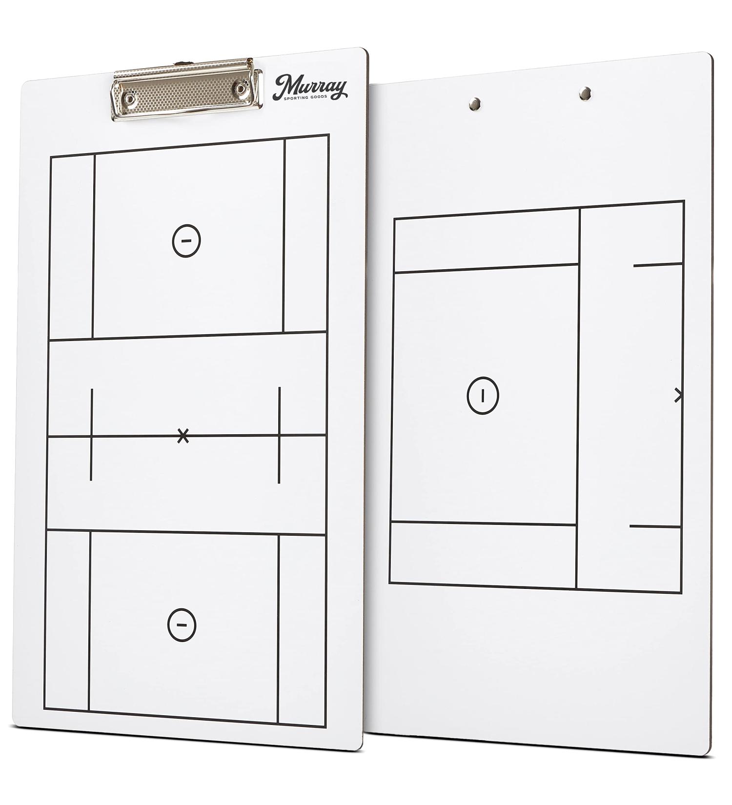Murray Sporting Goods Dry Erase Lacrosse Coaches Clipboard - Double-Sided Design - Buy Online on SooperMarket.com