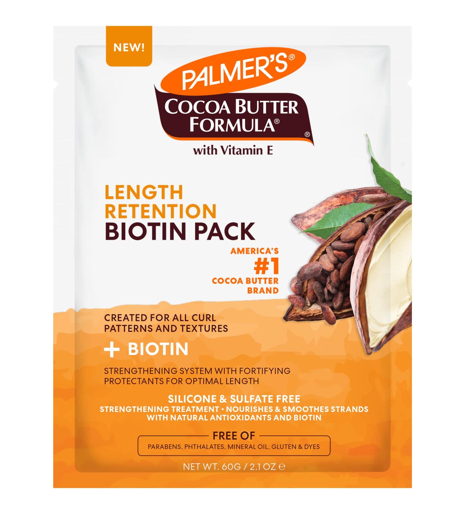 Palmers Cocoa Butter & Biotin Length Retention Pack - 2.1oz - Buy Online on SooperMarket.com