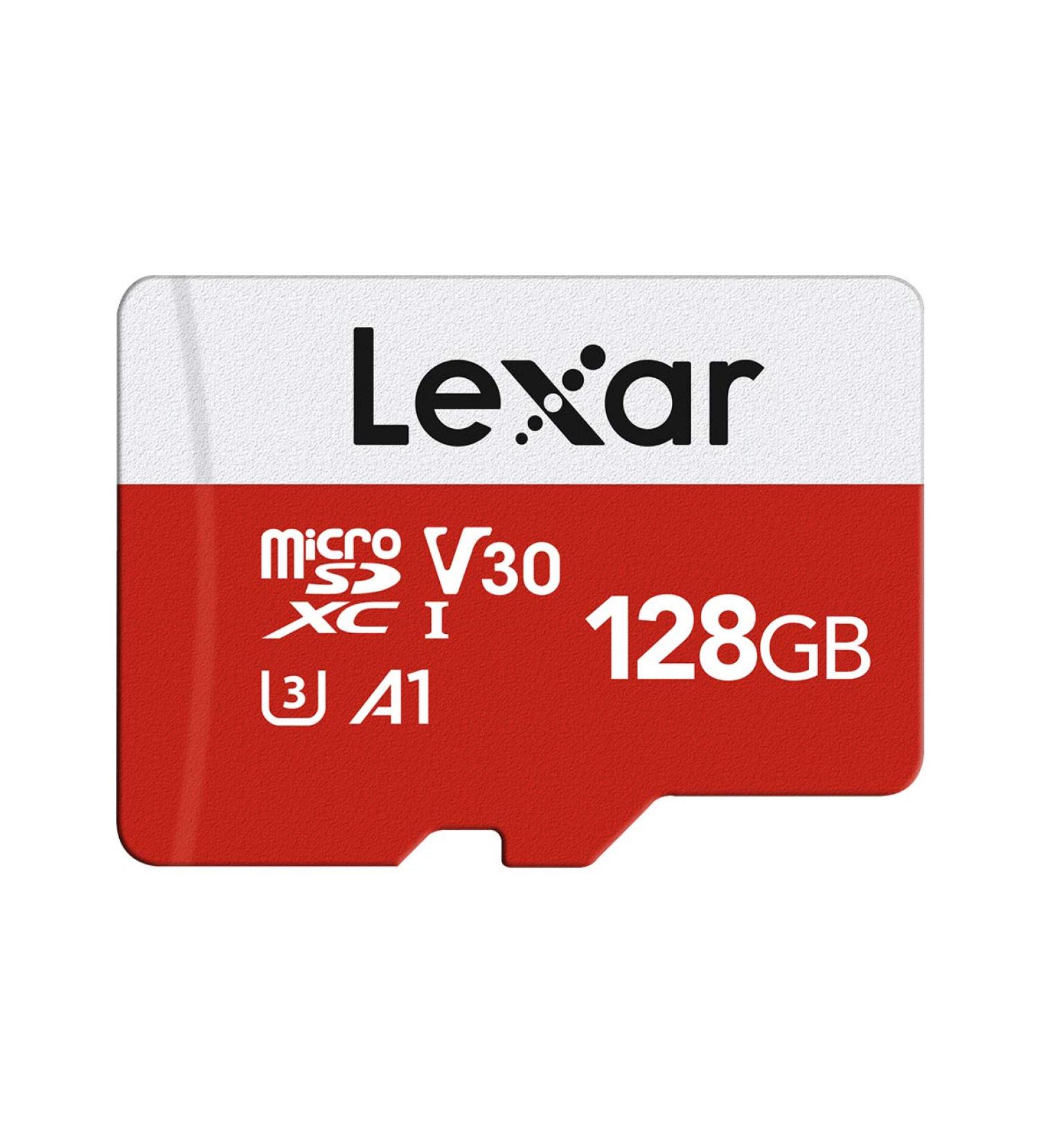 Lexar 128GB Micro SD Card - 100MB/s UHS-I Flash Memory Card with Adapter | A1, U3, Class10, V30 | High Speed TF Card - Buy Online on SooperMarket.com