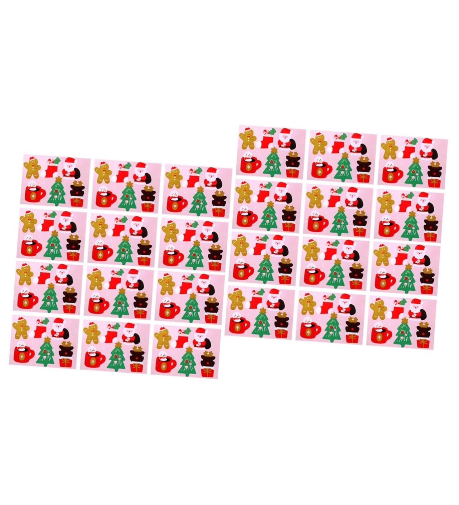 Alipis 156 Pcs Candy Wrapper Cards Holiday Lollipop Sticks Candy Gift Package Reindeer Lollipop Holder Christmas Lollipop Cards Lollipop Paper Cards Cute Holiday Items 300g Coated Paper As Shownx2pcs 25.4X19.4CMx2pcs - Buy Online on SooperMarket.com