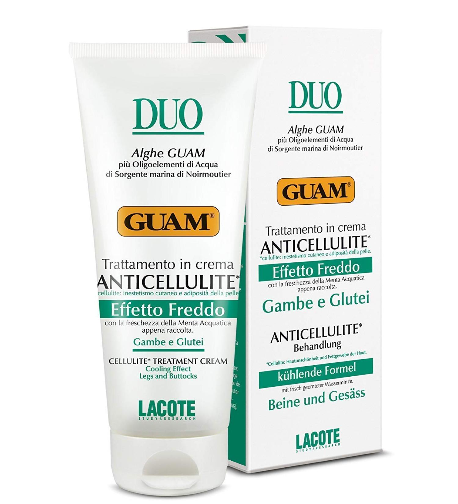 Guam Anticellulite Body Duo Treatment - Cold-Acting Cream for Cellulite & Skin Fat | Made in Italy | 200 ml - International Shipping Available - Buy Online on SooperMarket.com