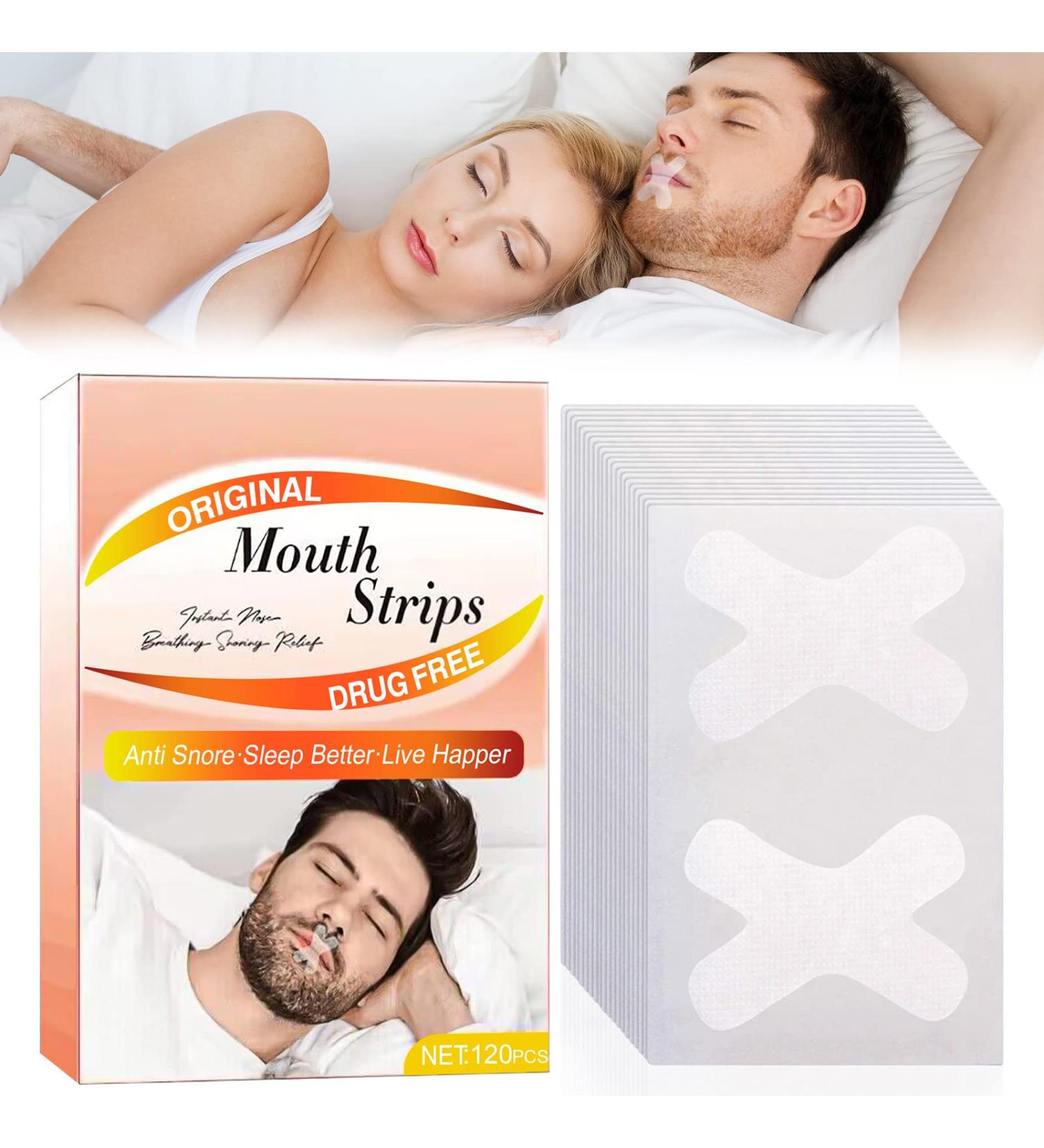 Advanced Gentle Anti Snoring Mouth Tape - Improve Nasal Breathing and Sleep Quality - Buy Online on SooperMarket.com
