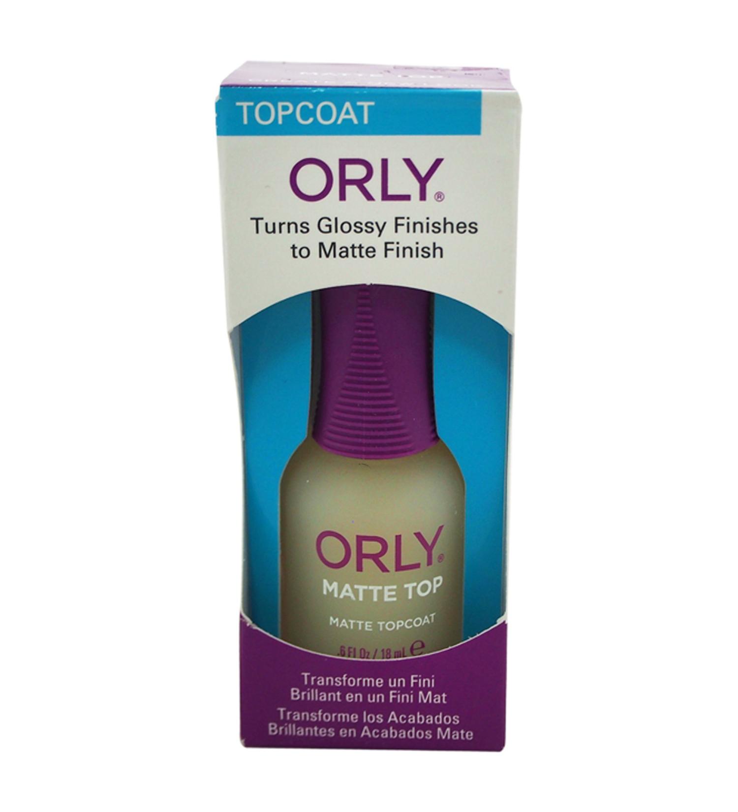 Orly Top Nail Coat  Matte Top  0.6 Ounce