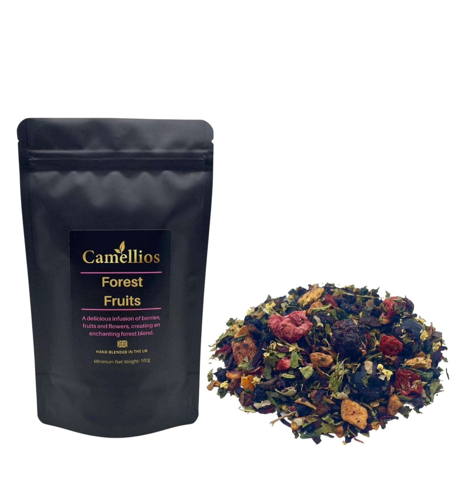 Forest Fruits Herbal Loose Leaf Tea (100g) - Camellios | Buy Online - Buy Online on SooperMarket.com