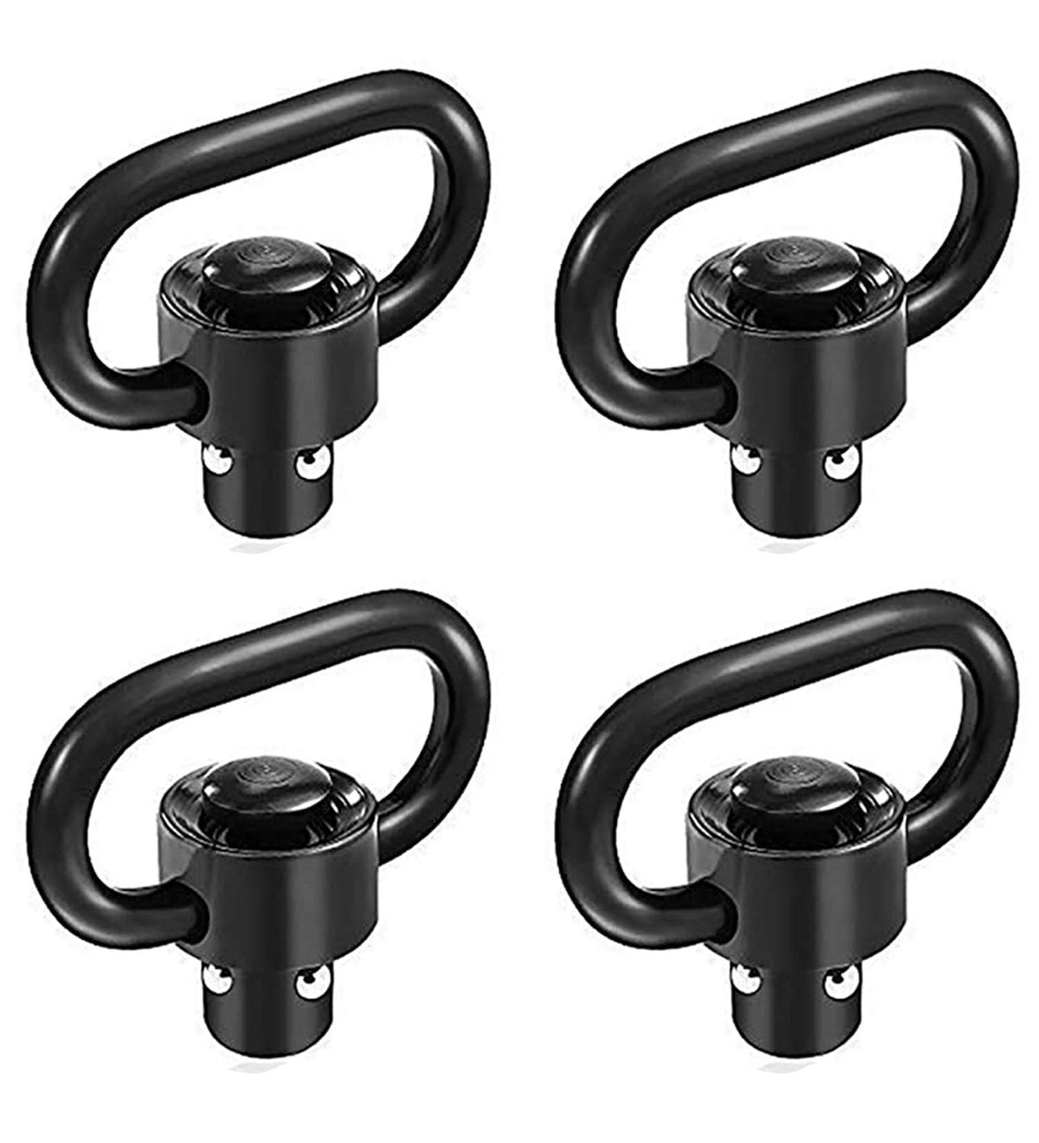 QD Sling Swivel Mount 1.25' Heavy Duty Sling Swivels for Two Point and Traditional Sling Swivel Mount 4 pieces
