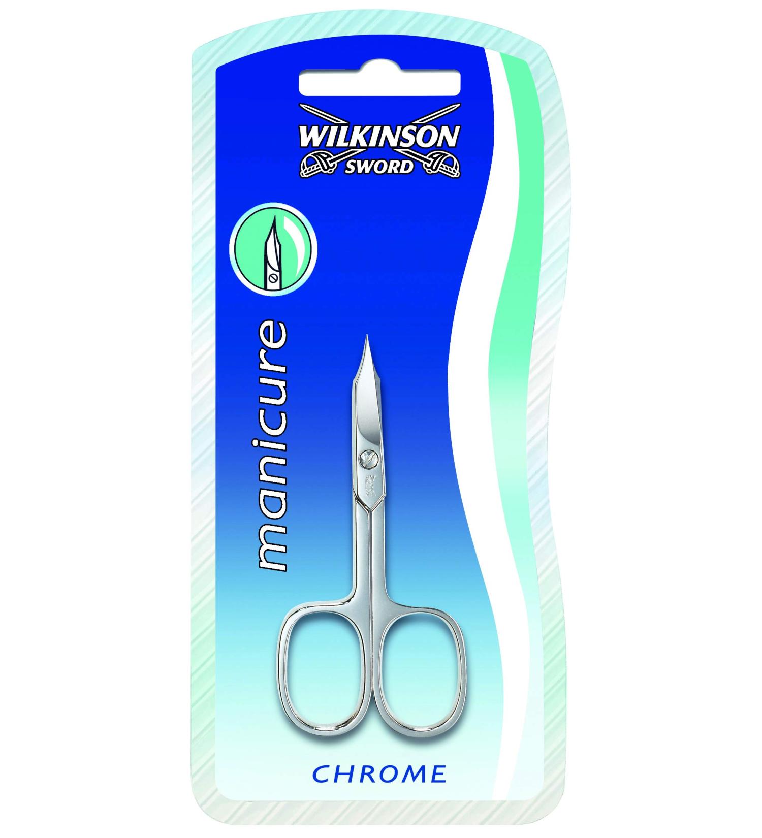 Wilkinson Sword Nail Scissors with Manicure Top in Chrome - Buy Online on SooperMarket.com