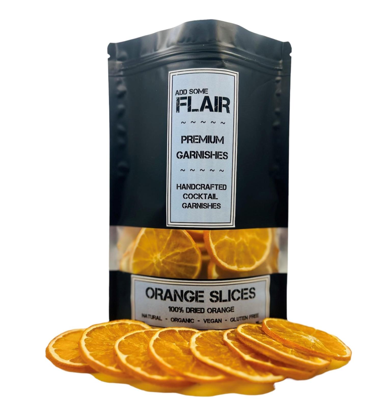 Dried Oranges - Premium Dehydrated Cocktail Garnishes - 20 Servings (70g Approx) - Buy Online on SooperMarket.com