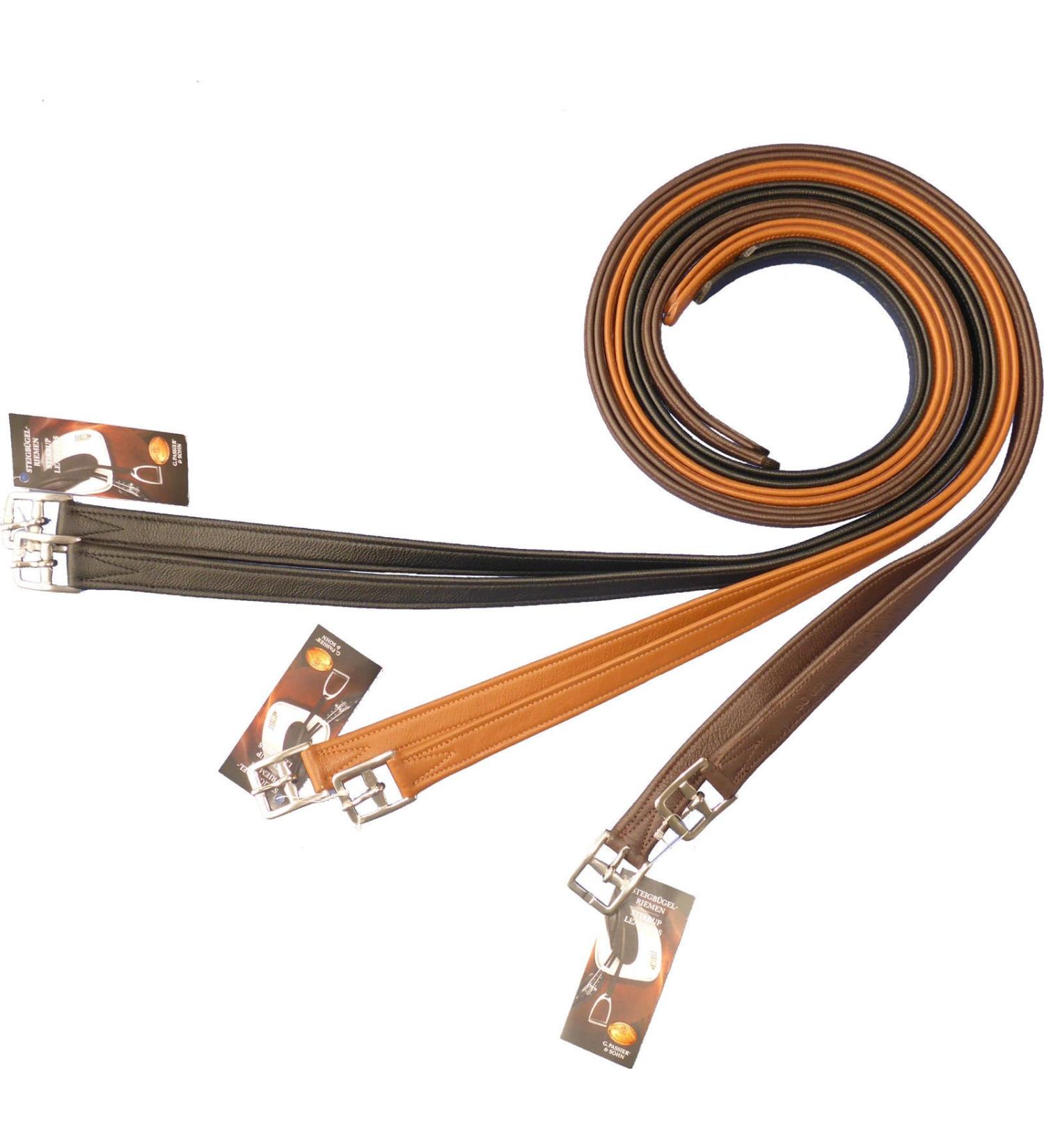Passier Stirrup Leathers Soft Touch Brown 120 cm