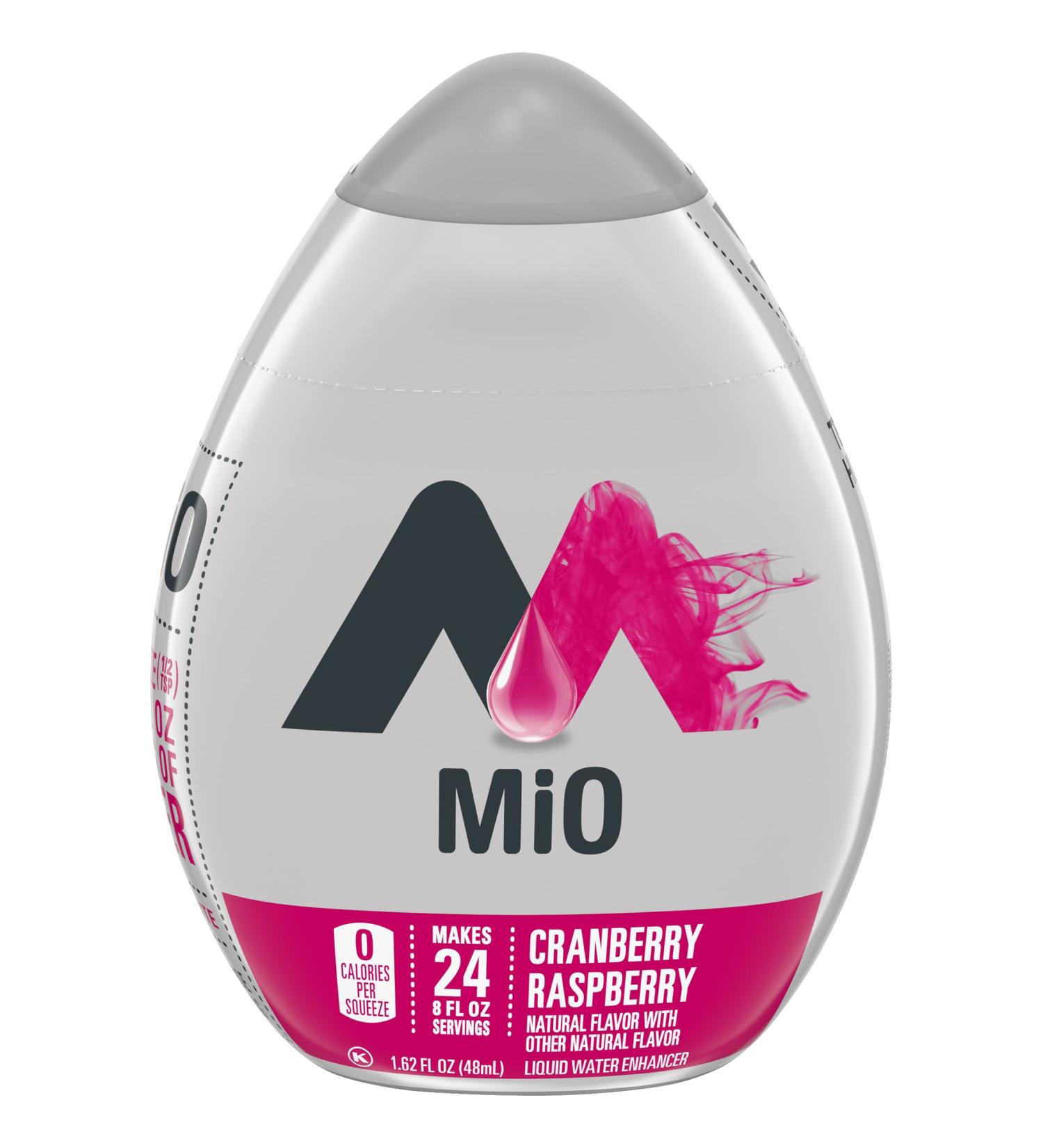Mio Liquid Water Enhancer Cranberry Raspberry 1.62oz (Pack of 4) - 6.48oz Total - Buy Online on SooperMarket.com