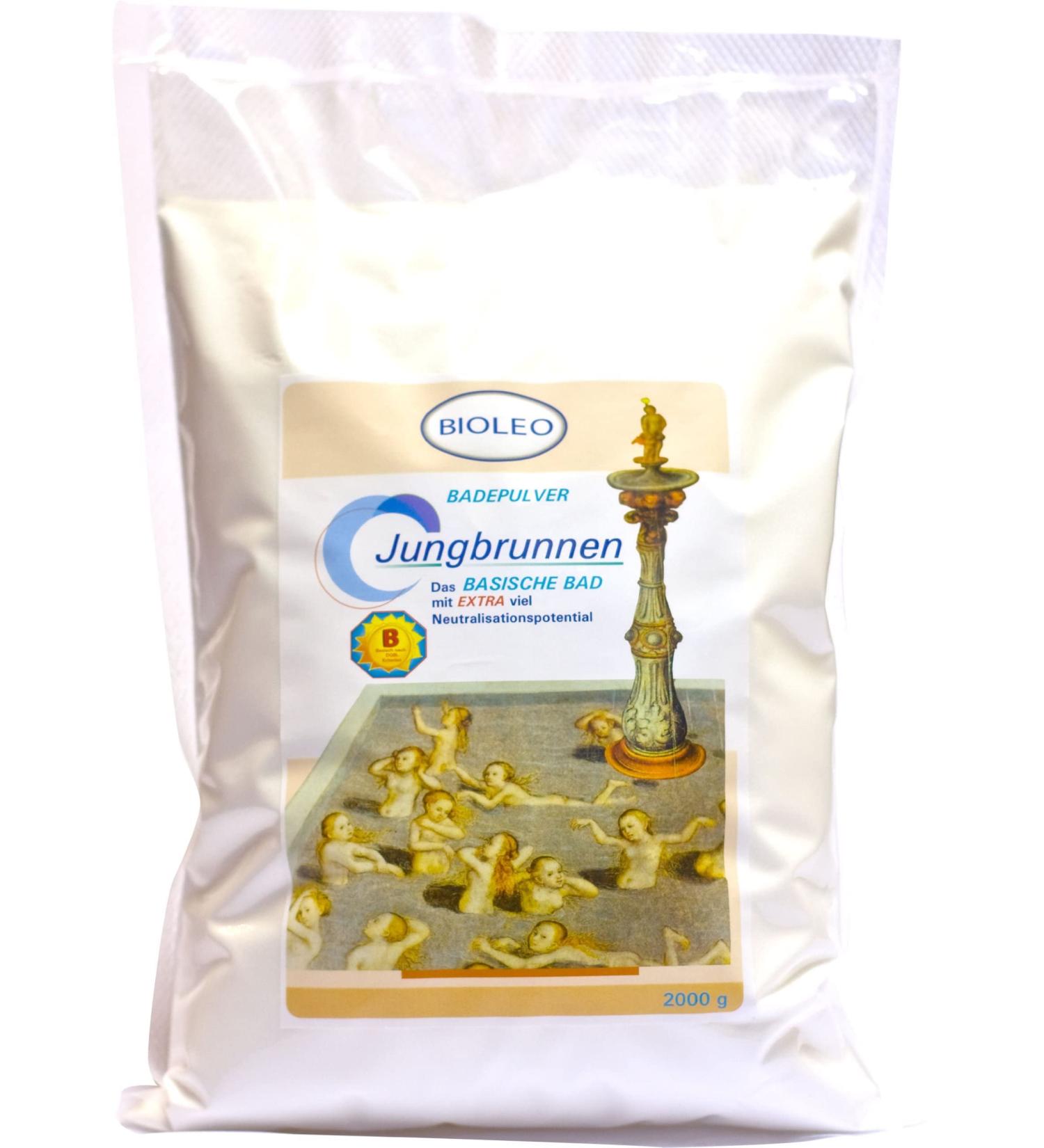 Bioleo Fountain of Youth Alkaline Bath Powder 2000g - Revitalize & Rejuvenate | International Shipping - Buy Online on SooperMarket.com