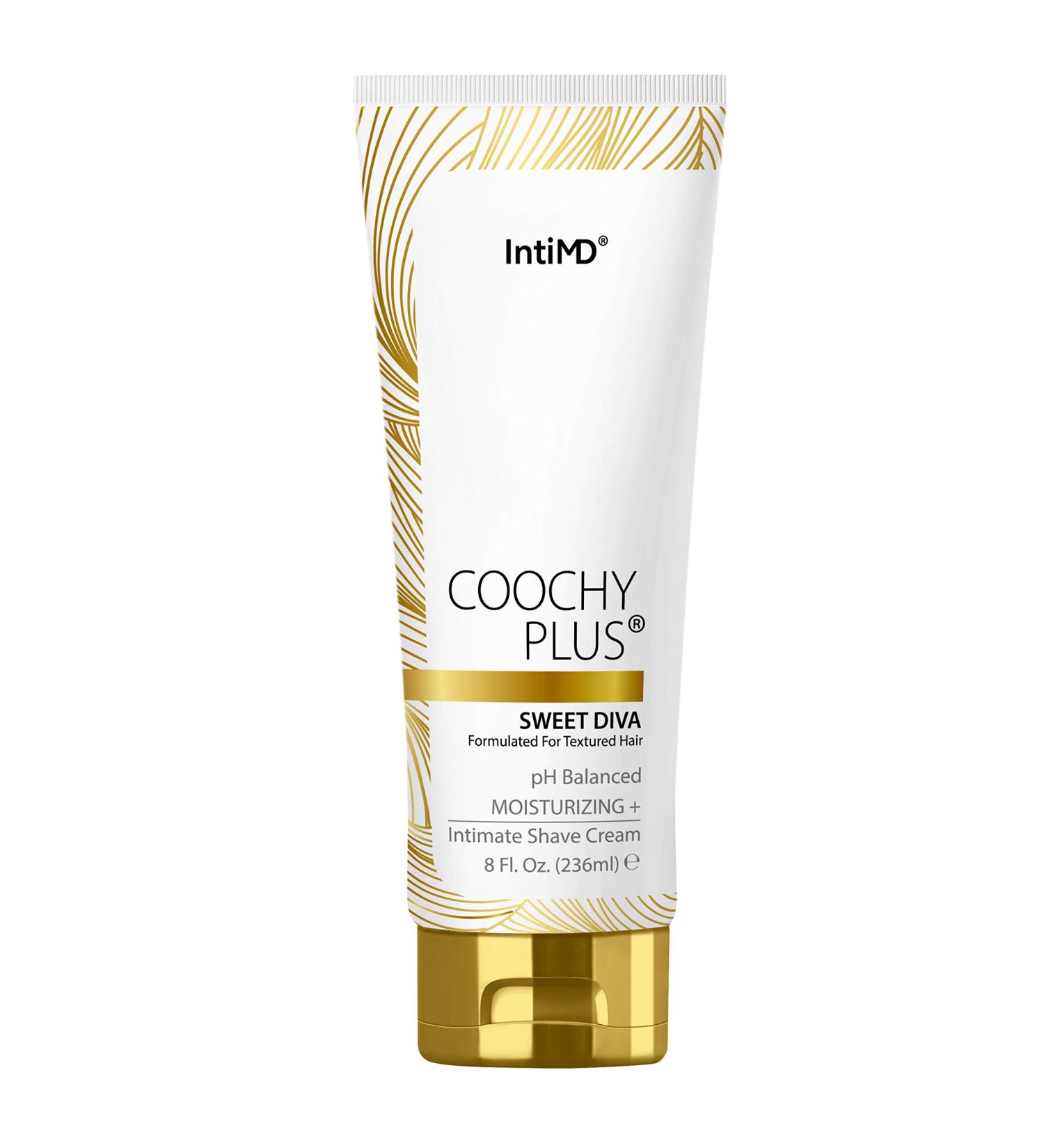 Coochy Plus Sweet Diva Intimate Shaving Cream 8oz Tube - Afro Hair Safe, Prevents Razor Burns & Bumps, Moisturizing Formula - Buy Online on SooperMarket.com