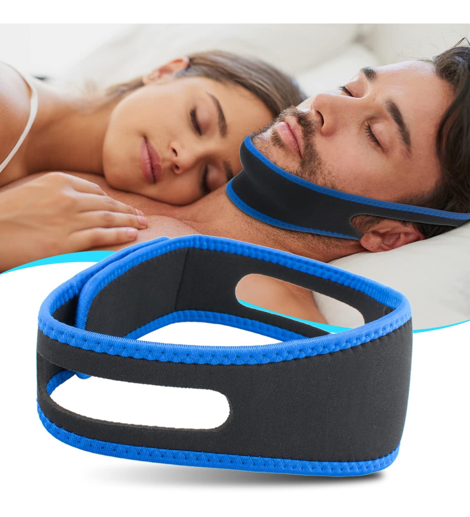 2023 New Anti Snoring Chin Strap - Adjustable & Breathable Snore Chin Strap for Men and Women - Effective Snoring Reduction Device for Better Sleep - Buy Online on SooperMarket.com