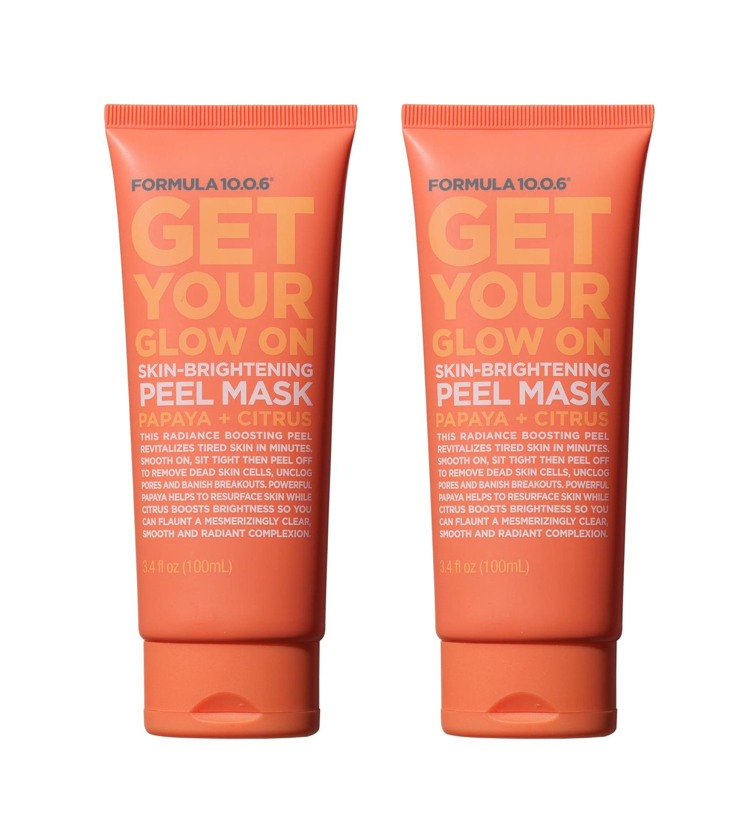 Buy Formula 10.0.6 Get Your Glow On Skin Brightening Peel Mask - 2 Pack | Best International Shipping - Buy Online on SooperMarket.com