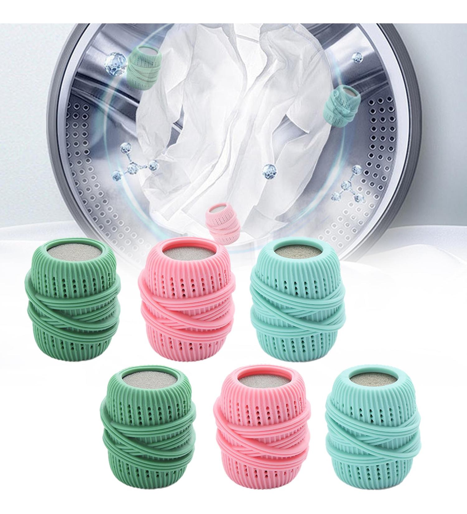 Ball Dispenser for Fabric Softener Fabric Softener Dispenser Laundry Balls Fabric Softener Ball Dispenser Fabric Softener Balls for Washer Removal and Reusable for Washer (6 Pcs) - Buy Online on SooperMarket.com