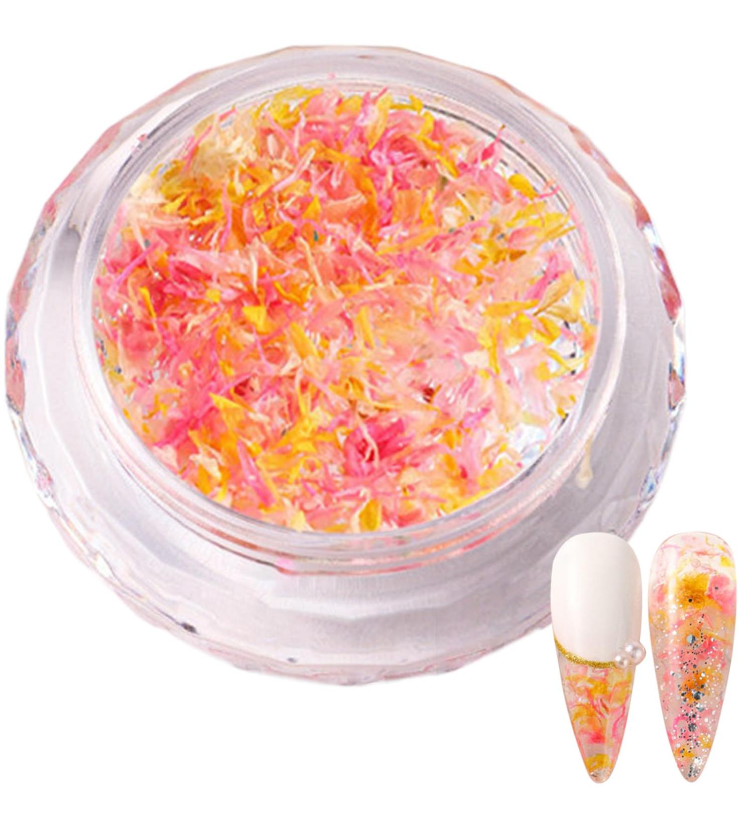 1Box 3D Dried Flower Nails Art Nail Accessories Elegant Nails Art Adornments Decoration Perfect For Nail Decoration Nails Art Decorations S053D - Buy Online on SooperMarket.com