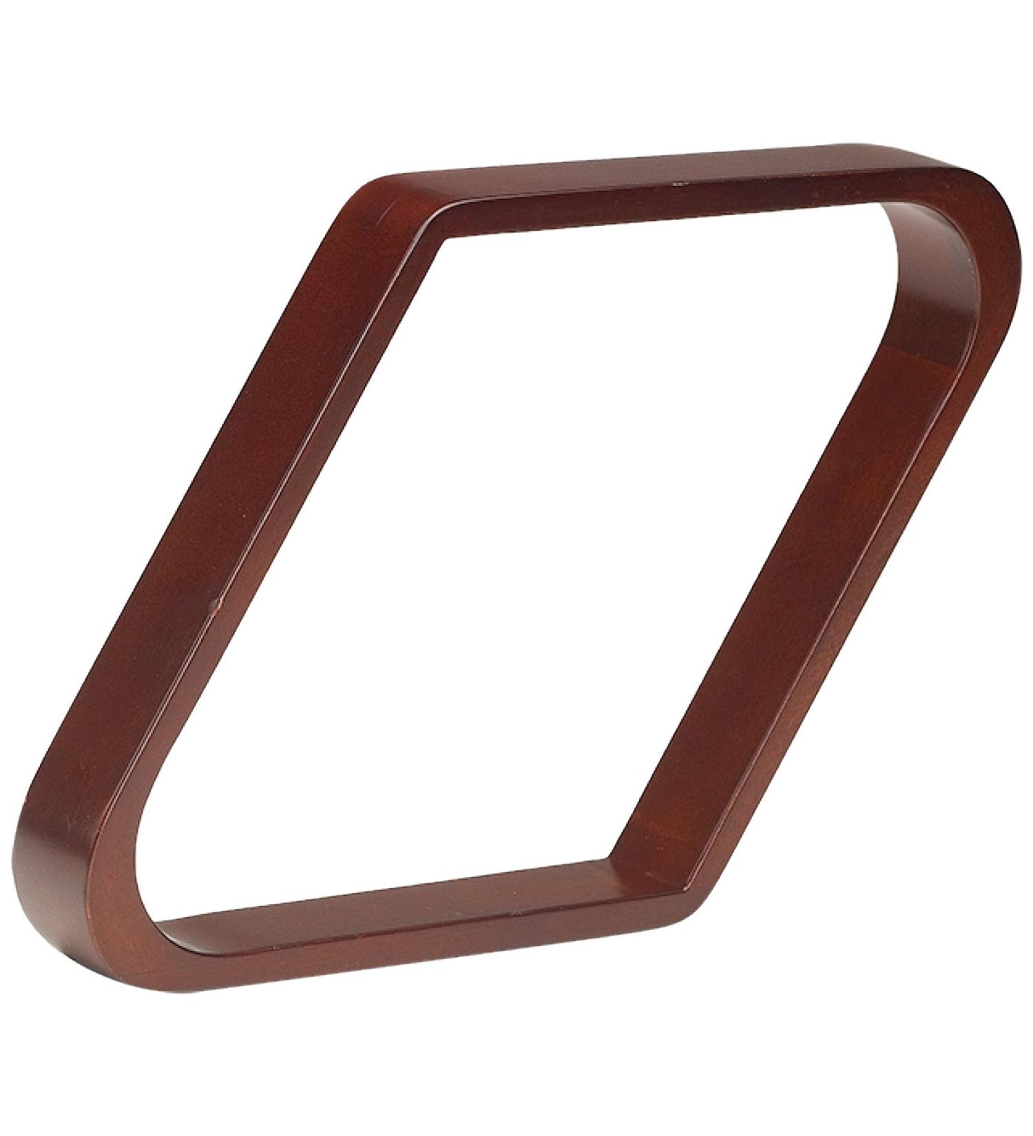 Pro Series TR9-C Doweled Wooden Billiard Ball 9-Ball Diamond Rack, Cherry,black