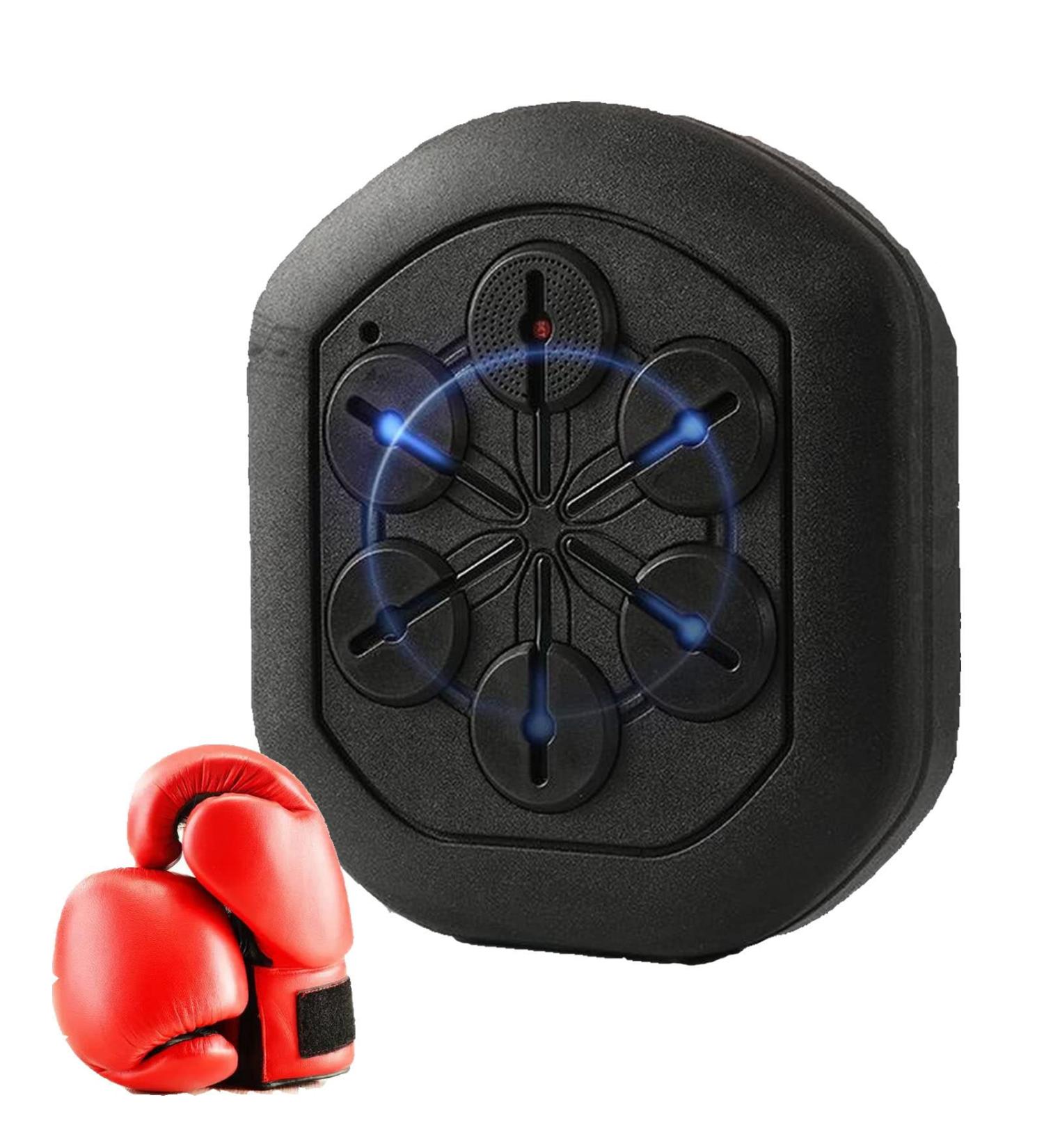 AA-SS Smart Music Boxing Machine with Gloves | Multi Musical Target Reaction Wall | Hit Targets to Music and Lighting - Buy Online on SooperMarket.com