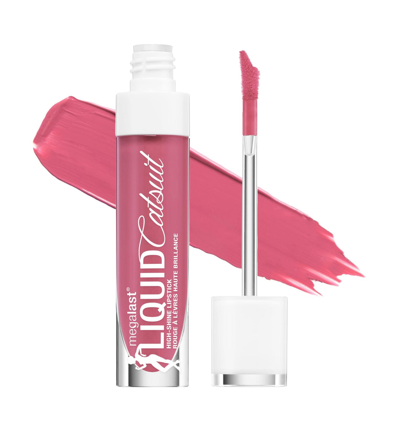 Wet n wild Mega Last Catsuit High-Shine Liquid Lipstick in Pink Taffy Tantrum - Shop Now! - Buy Online on SooperMarket.com
