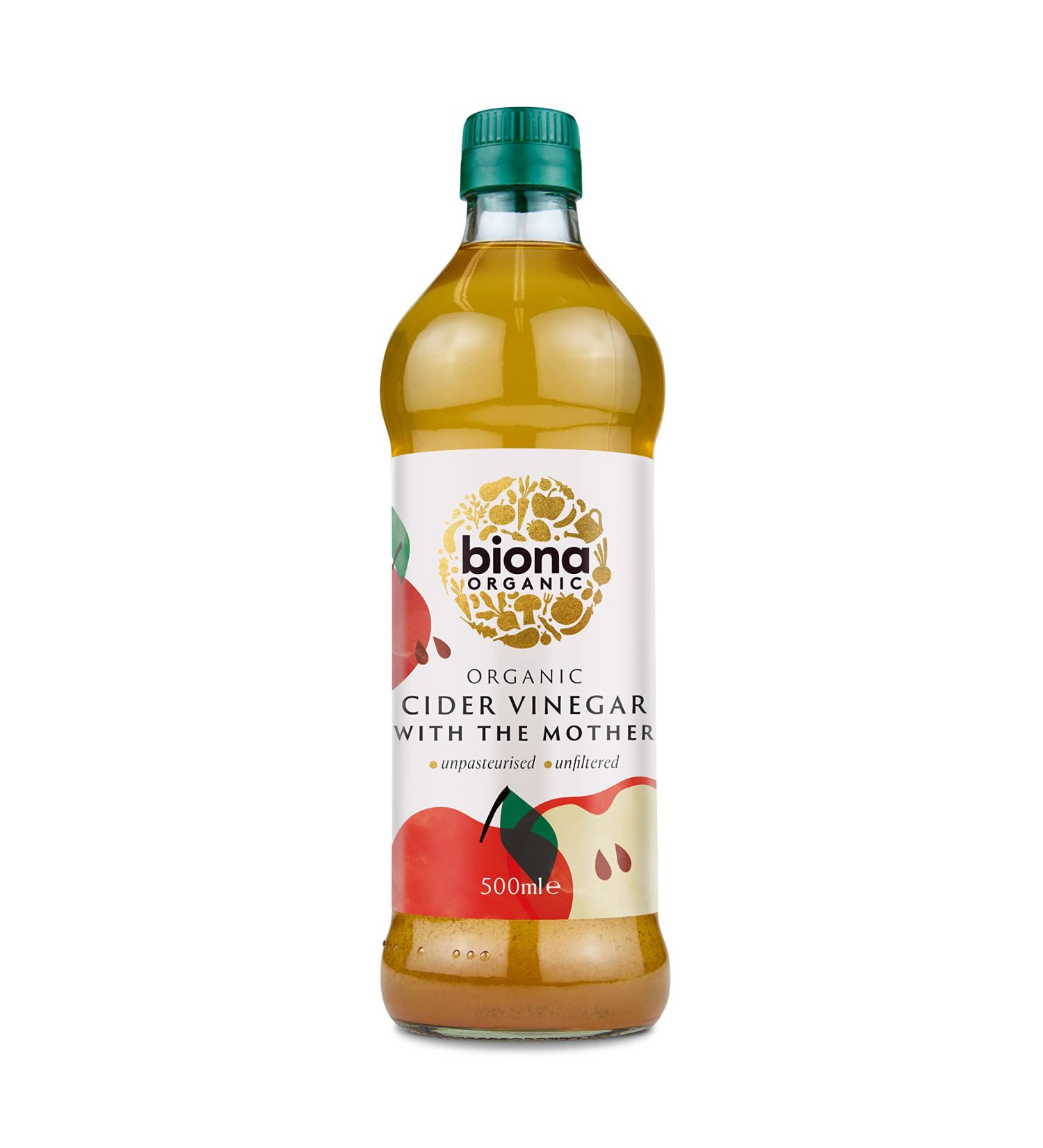 Biona Organic Apple Cider Vinegar 500ml - Buy Online on SooperMarket.com