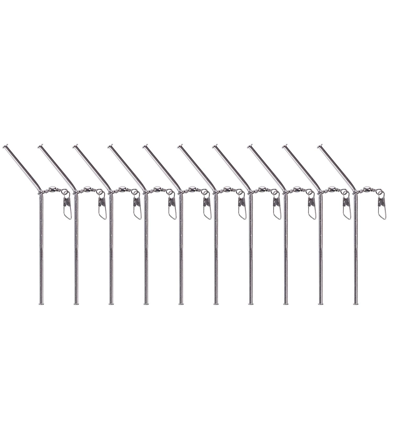 Zite Fishing Anti Tangle Boom Tubes Set - 10 PCS Metal Sleeve Spacer - Essential Carp Fishing Feeder Accessories - Buy Online on SooperMarket.com