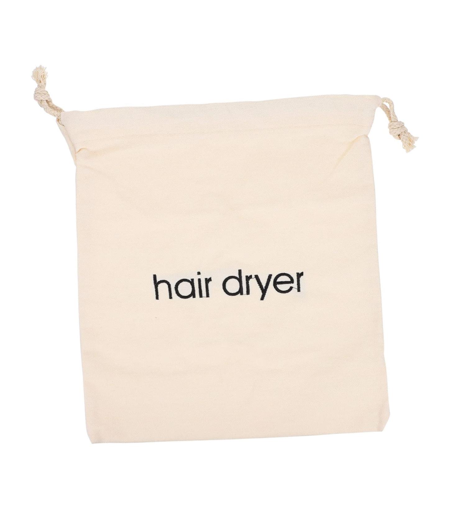 Premium Drawstring Hair Dryer Bag - Travel Cosmetic Organizer Silicone Case Essential Room Supply - 33x30cm Beige - Buy Online on SooperMarket.com