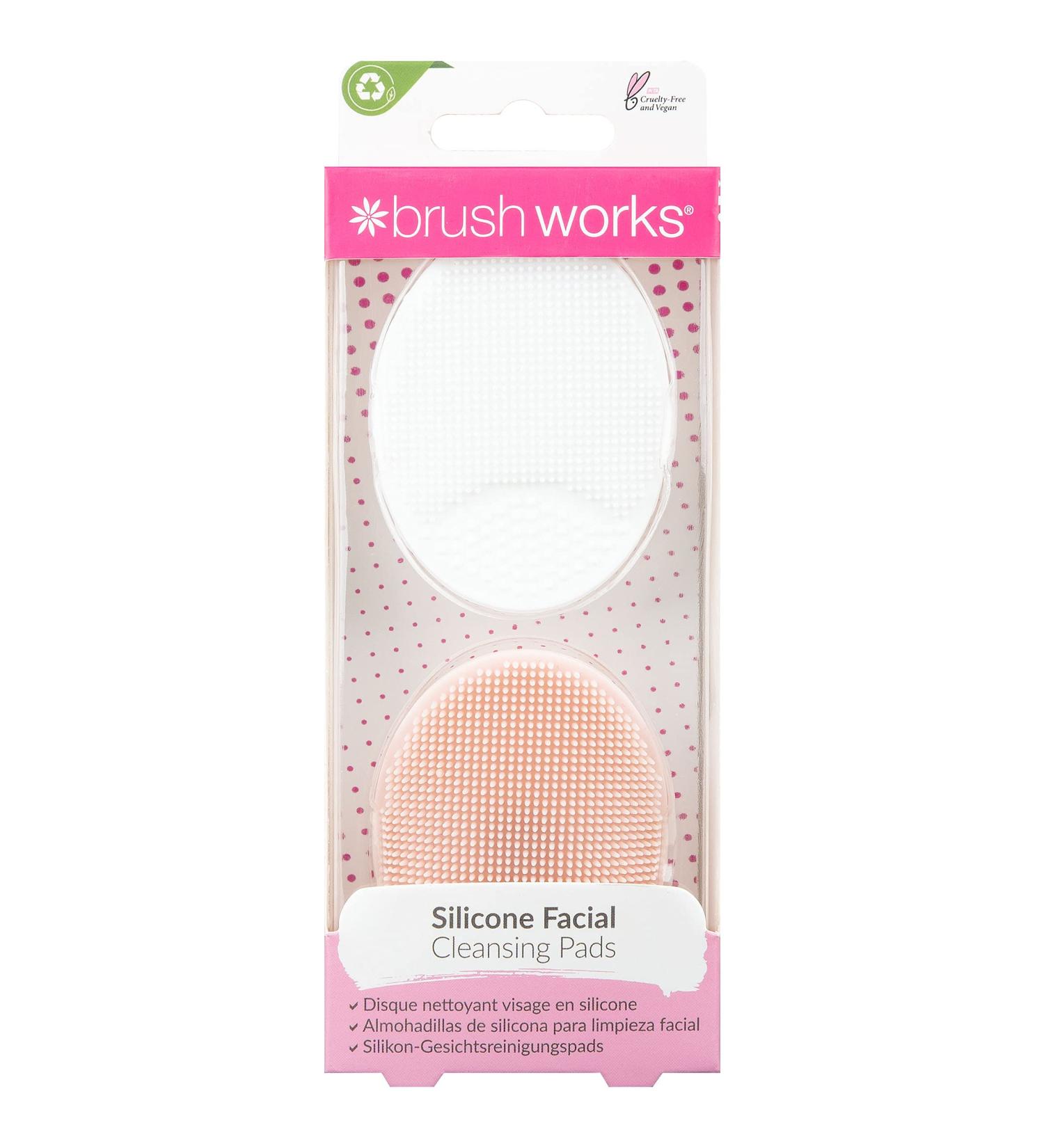 Brushworks Silicone Cleansing Pads - 2 Pack - Buy Online on SooperMarket.com