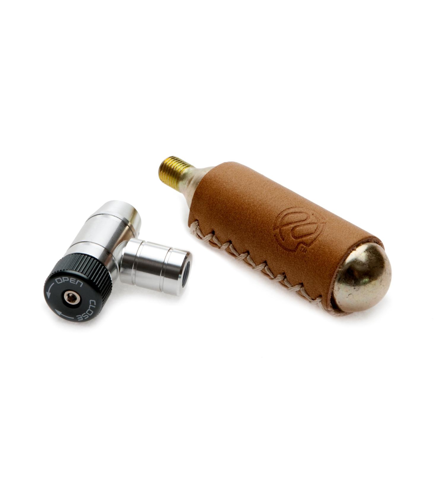 PDXW Shiny Object CO2 Inflator w/ Leather Sleeve & Cartridge - One Color (One Size) - Buy Online on SooperMarket.com