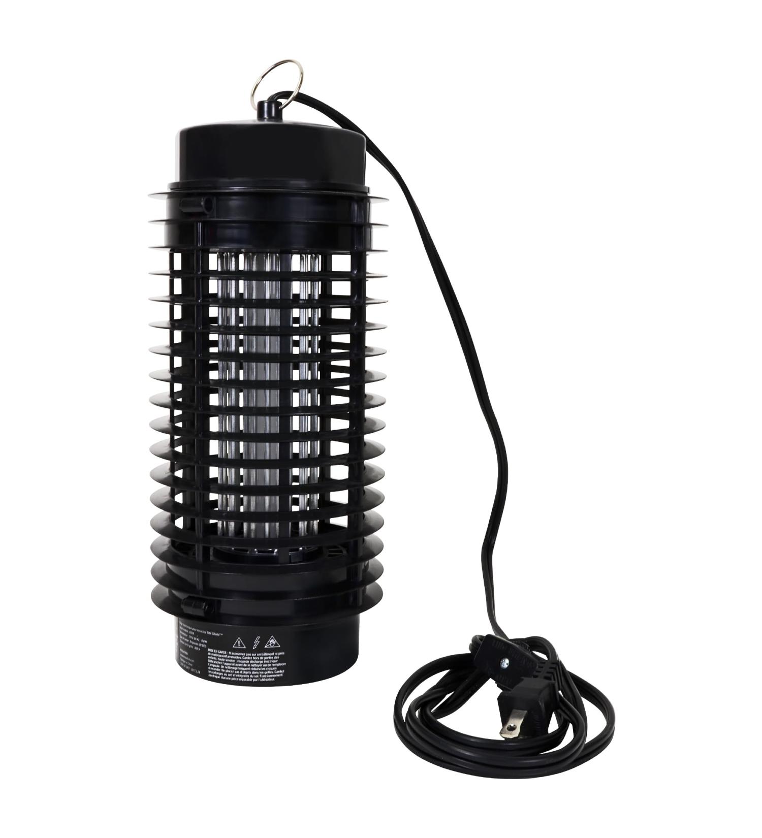 Bite Shield Bug Zapper 800V UV Light Lure Fly Mosquito Insect Trap Killer for Indoor and Outdoor 5.6 Ft AC Power Cord Electronic Fly Zapper for Moths Gnats Patio Home Backyard Camping Black - Buy Online on SooperMarket.com