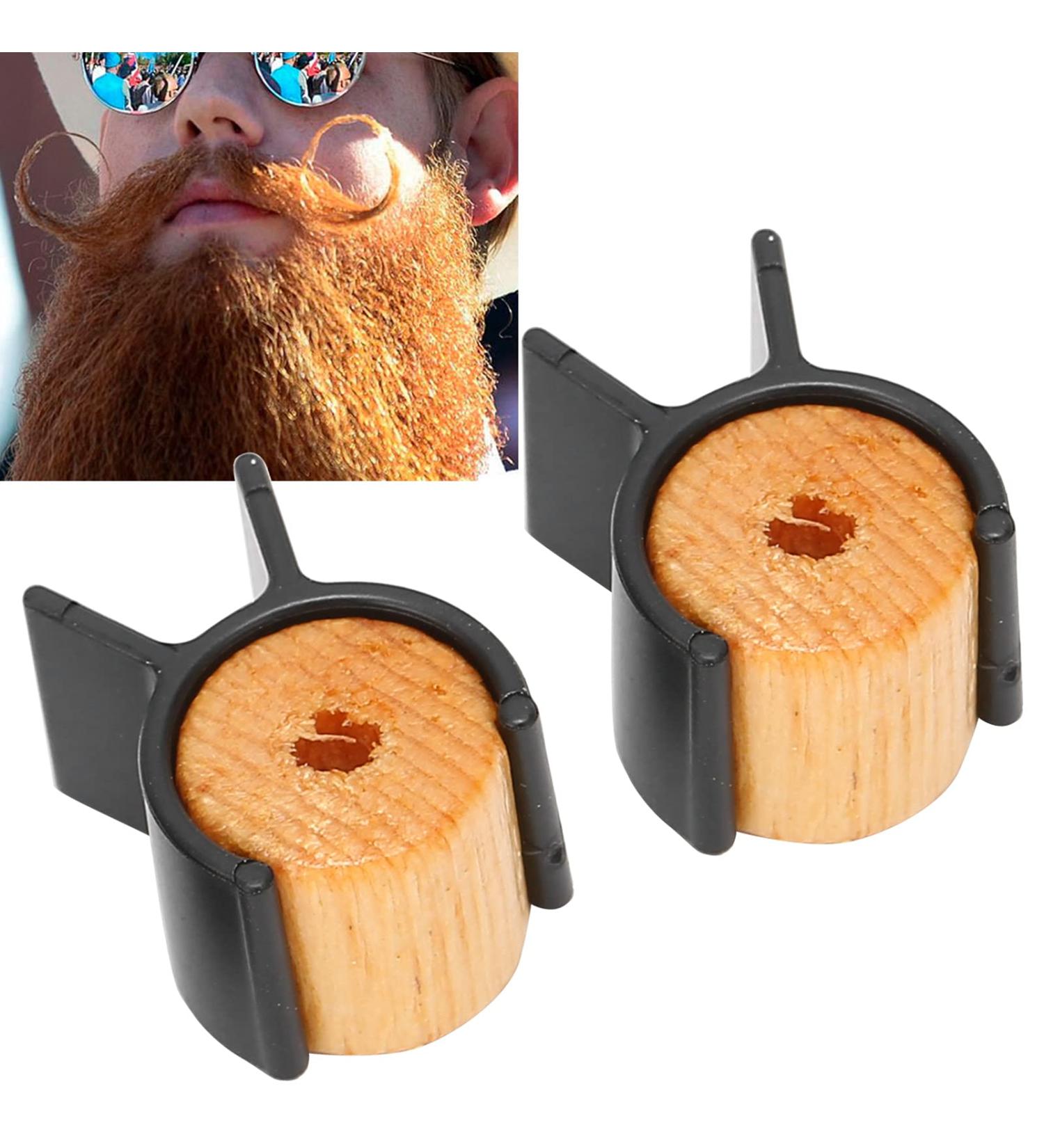 Keeper Mustache Training Wheels - 1 Pair Mustache Curlers & Beard Former Tools for Perfect Grooming - Buy Online on SooperMarket.com