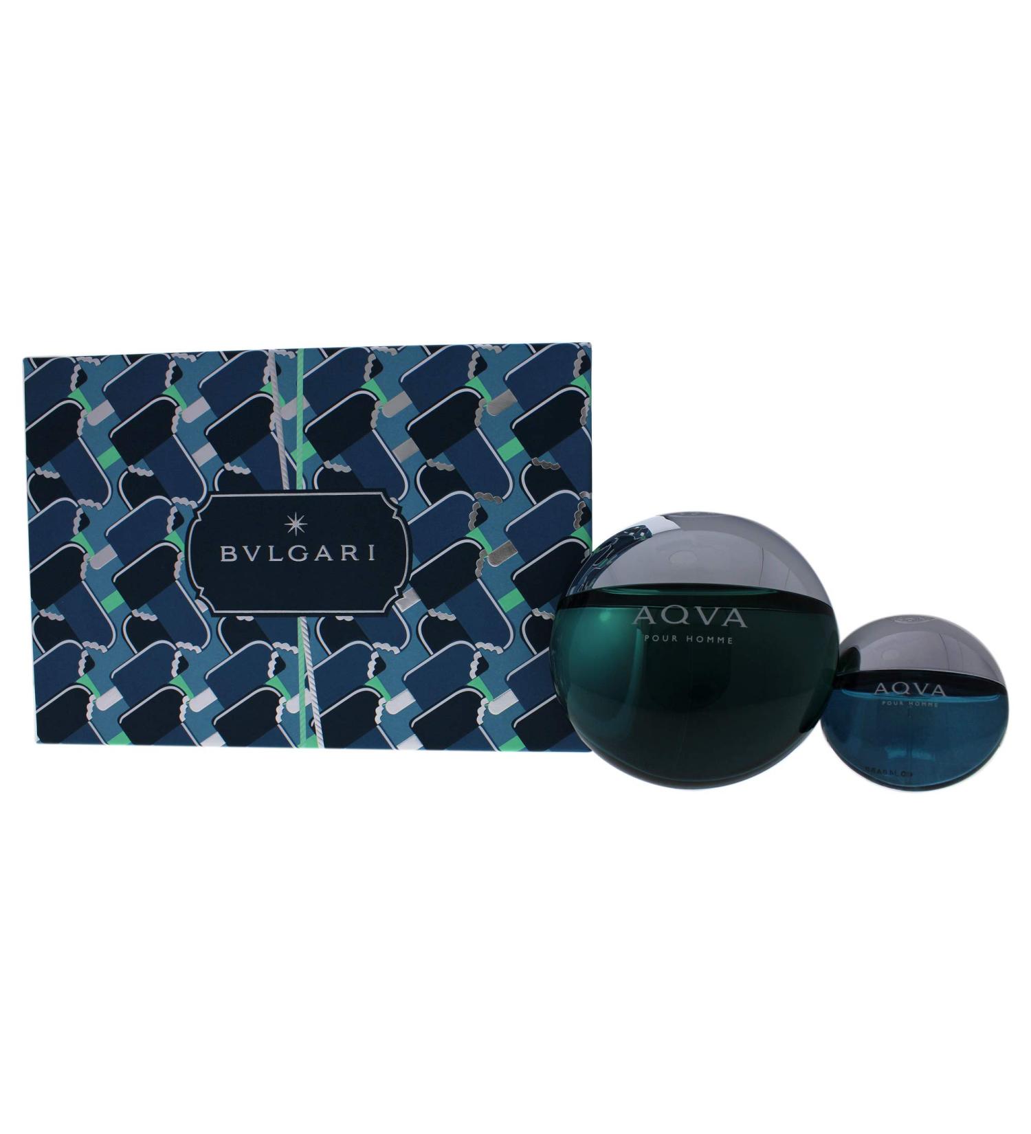 Bvlgari Bvlgari Aqva Men 3.4oz EDT Spray 0.5 EDT Spray 2 Pc Gift Set - Buy Online on SooperMarket.com