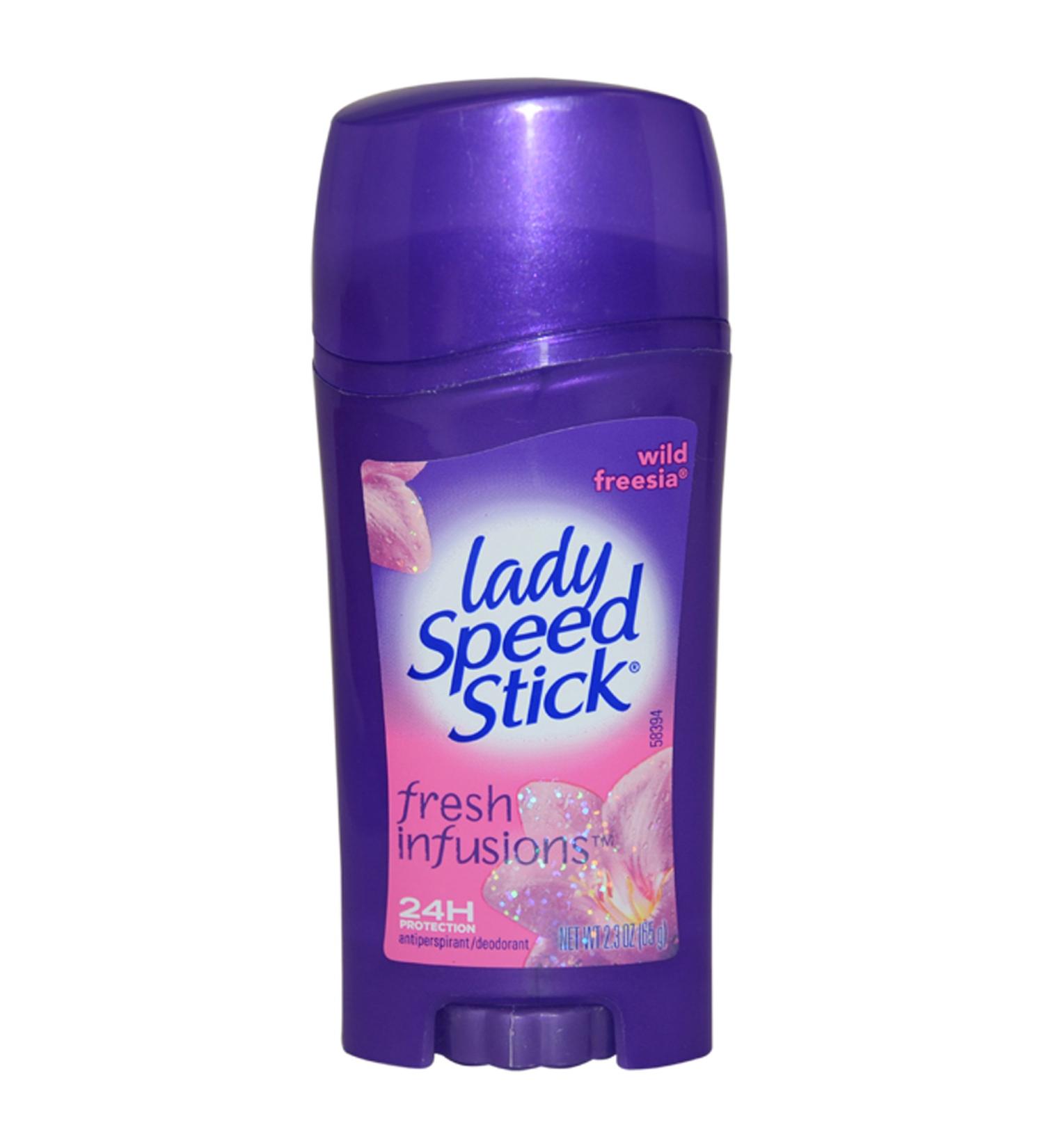 Lady Speed Stick Invisible Dry Power Antiperspirant/Deodorant Wild Freesia 2.3 Ounce (Pack of 6)