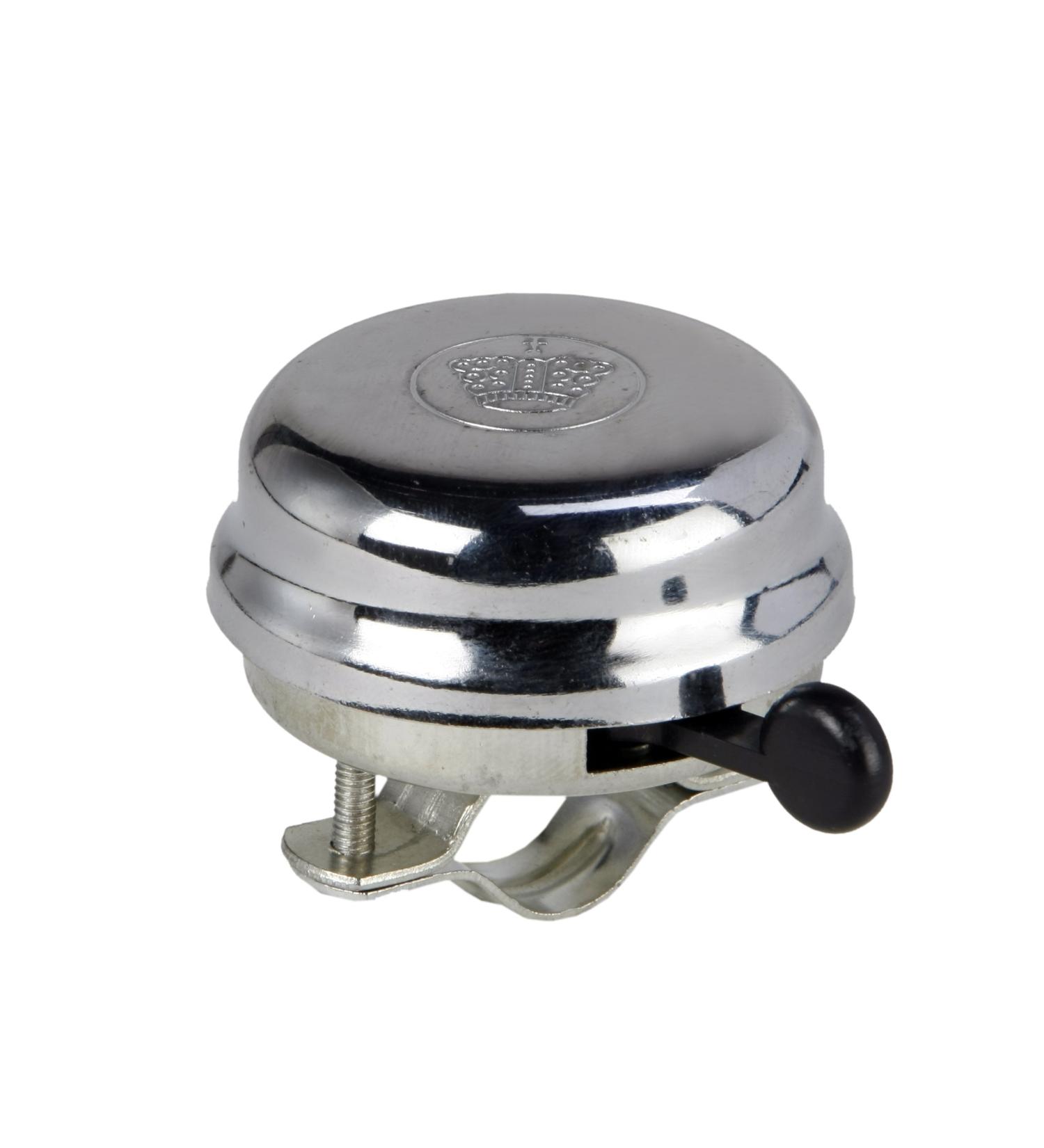 Fischer Unisex Chrome Bicycle Bell - Stylish Silver/Chrome-Plated Bike Accessory | One Size EU - Buy Online on SooperMarket.com