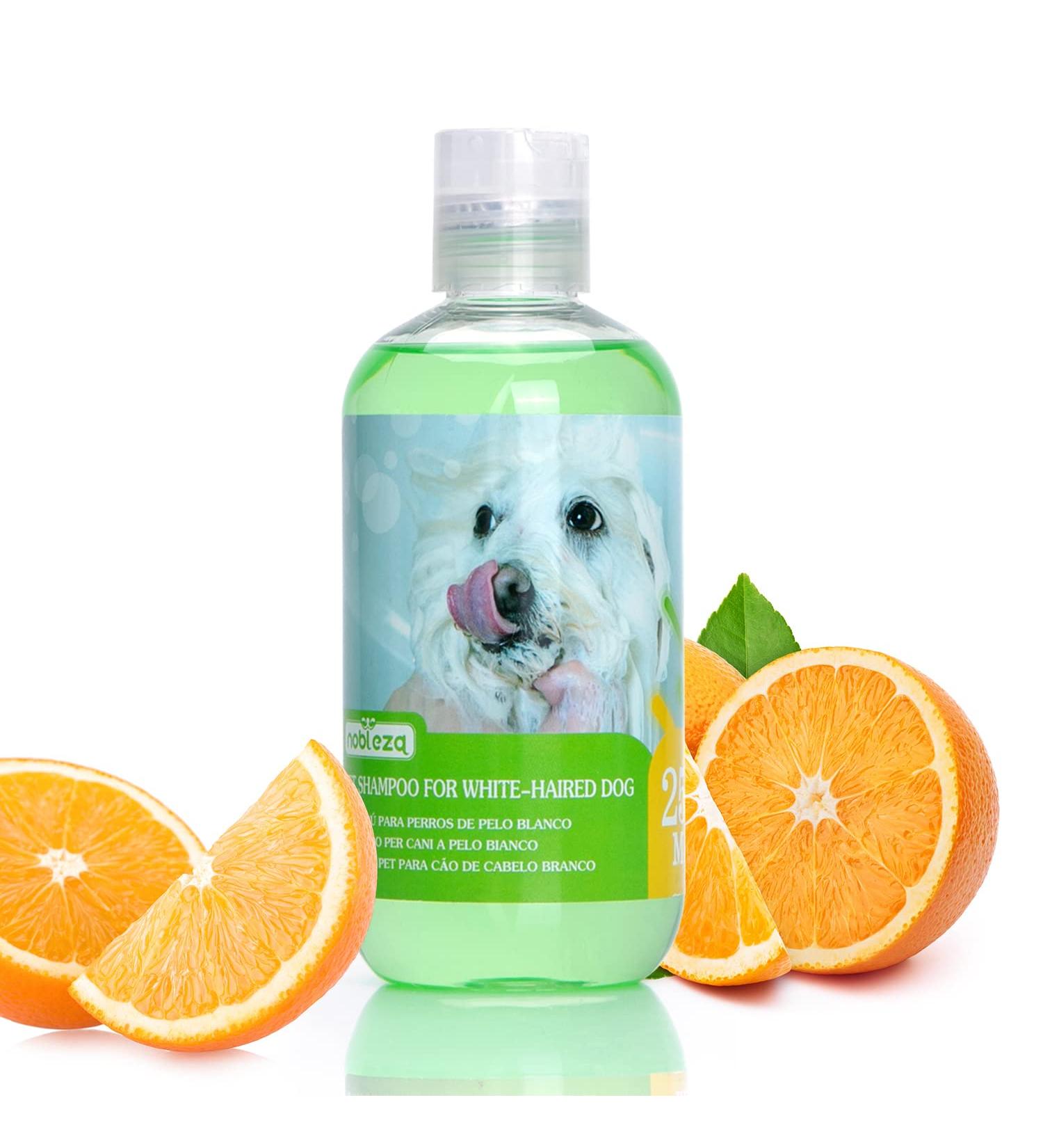 Nobleza Dog Shampoo for White Fur - Optimal Care for Maltese Havanese & Bichon - 250ml - Buy Online on SooperMarket.com