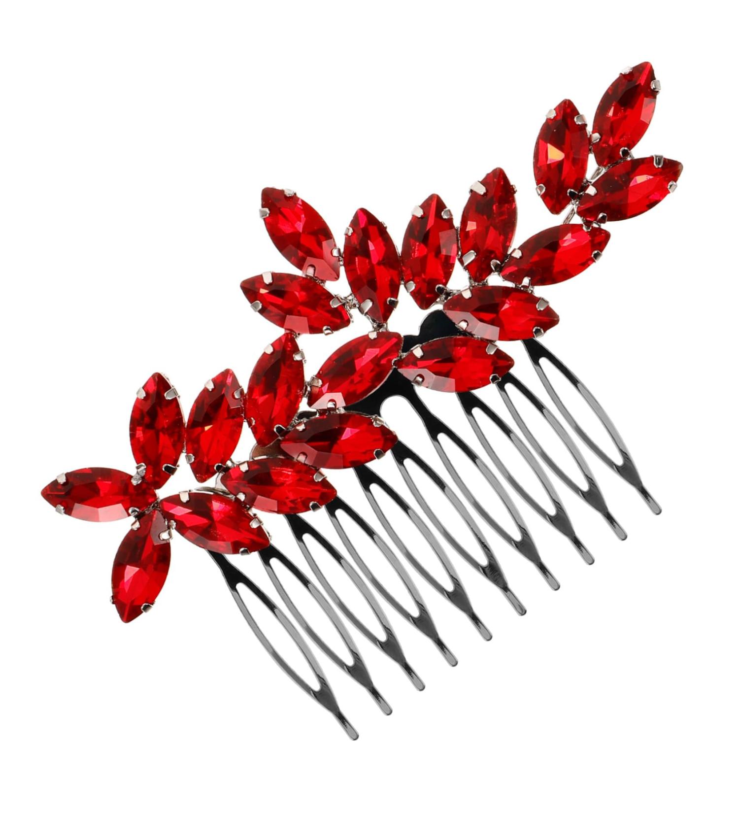 Gogogmee Bridal Headwear Hair Comb Bridal Hair Accessories Hair Side Comb Wedding Hair Accessories for Brides Diamond Hair Accessories Wedding Hair Clips for Brides - Buy Online on SooperMarket.com