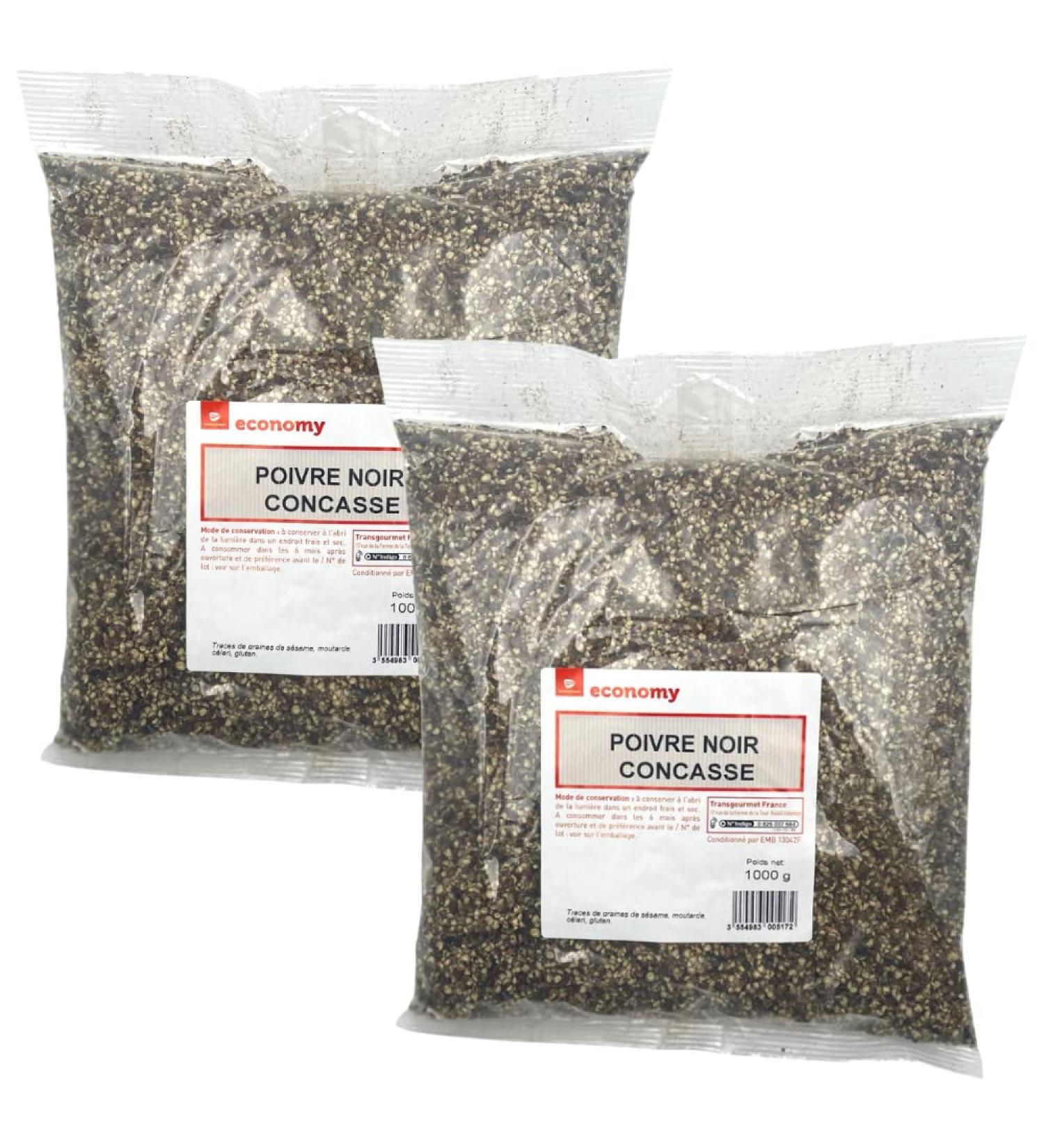 Cracked Black Pepper 1kg x 2 - Buy Online on SooperMarket.com