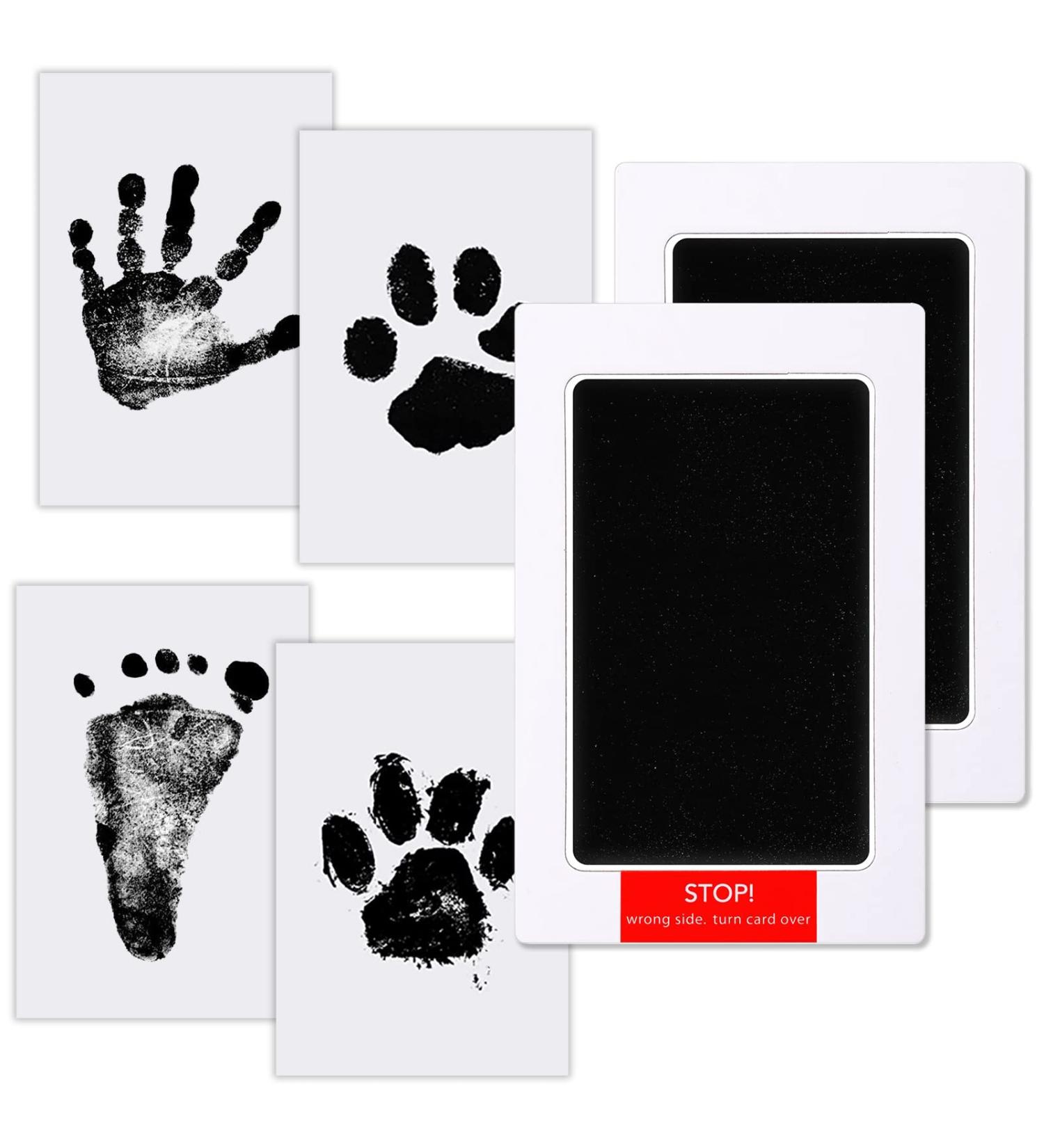 Baby Handprint & Footprint Set | 2 PCS Baby Impression Kit | Newborn & Pet Paw Print Gift - Buy Online on SooperMarket.com