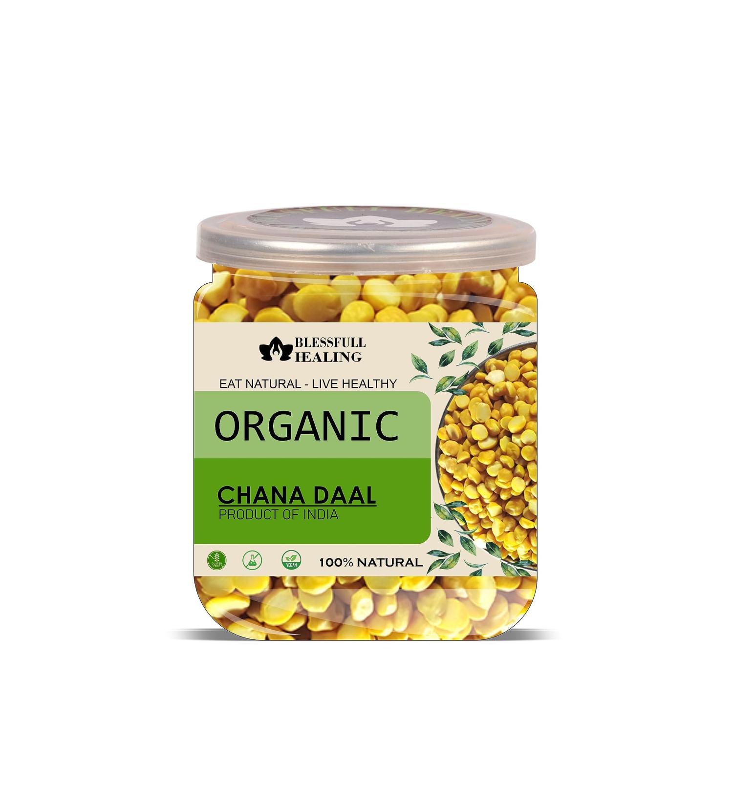 Blessfull Healing Organice Chana DAL 2 lb (907 Gram) - Buy Online on SooperMarket.com