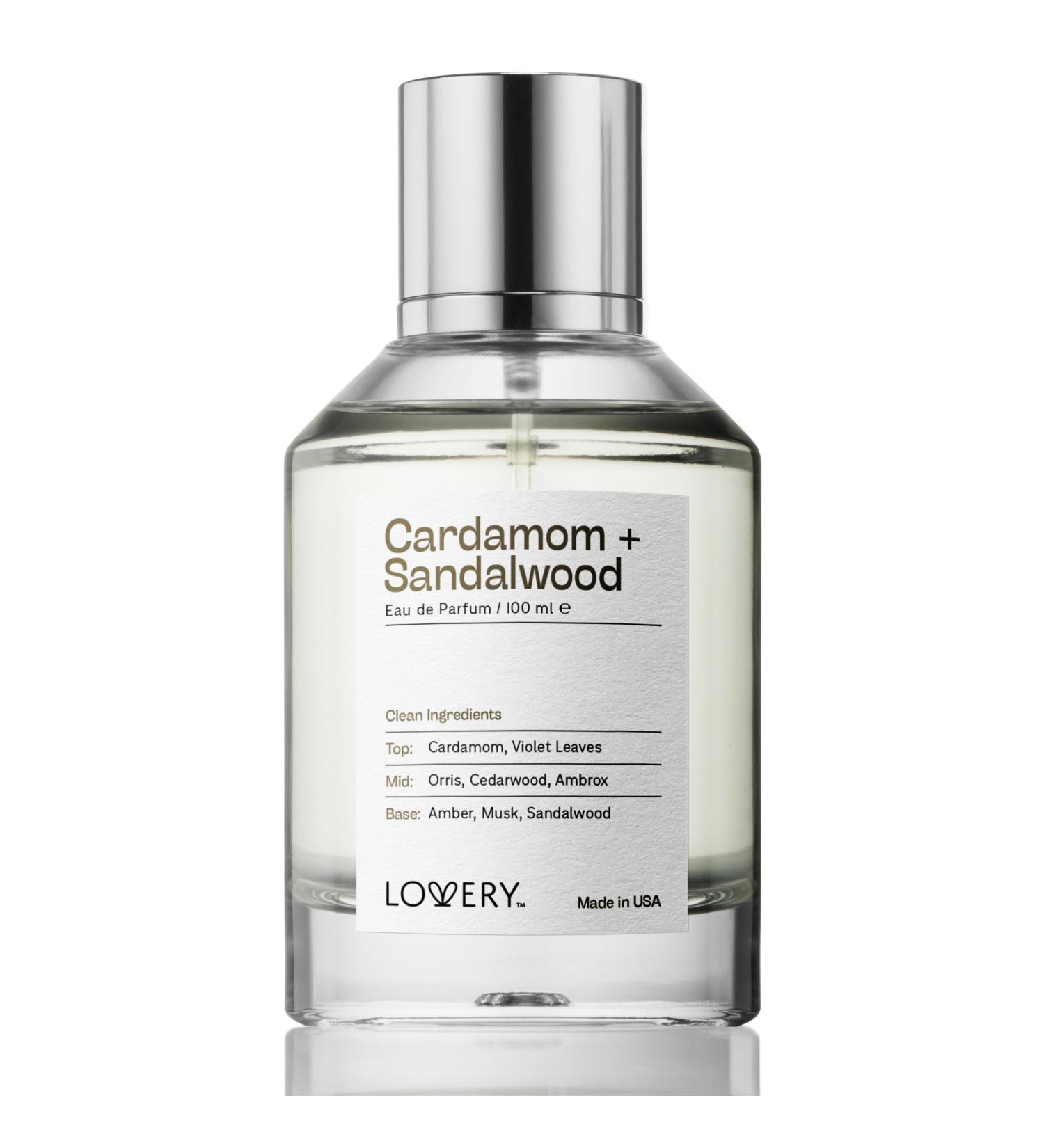 Valentine LOVERY Cardamom Sandalwood Perfume for Women & Men Inspired by L.LB O Fragrance S.antal 33 Eau de Parfum Long Lasting Perfumes Vegan Clean Natural Unisex Perfume Spray Gifts for Mom USA Clean Cardamom Sandalwood - Buy Online on SooperMarket.com