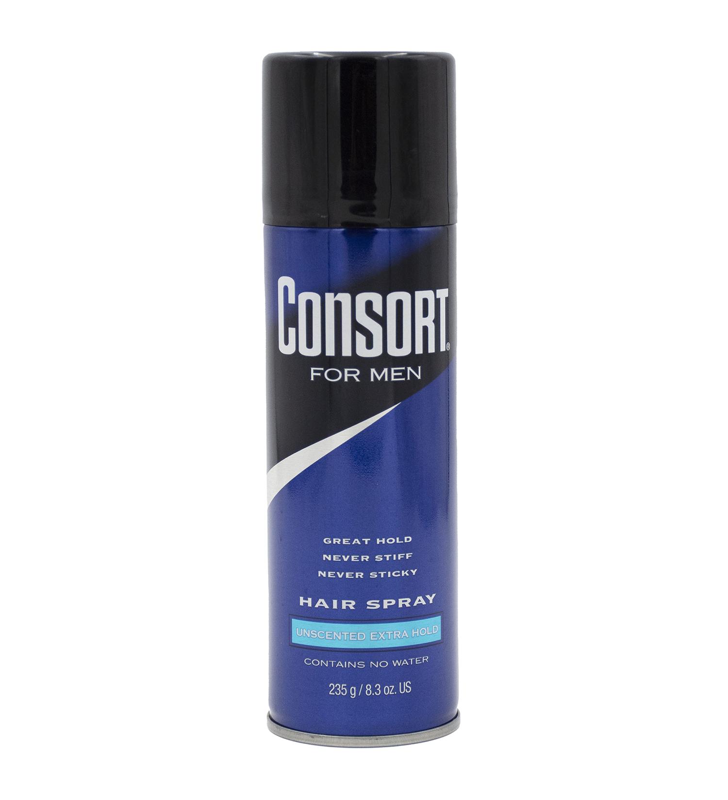 Consort Extra Hold Hair Spray Unscented 8.3 Oz 8.3 Ounce (Pack of 1) Unscented Extra Hold Aerosol - Buy Online on SooperMarket.com