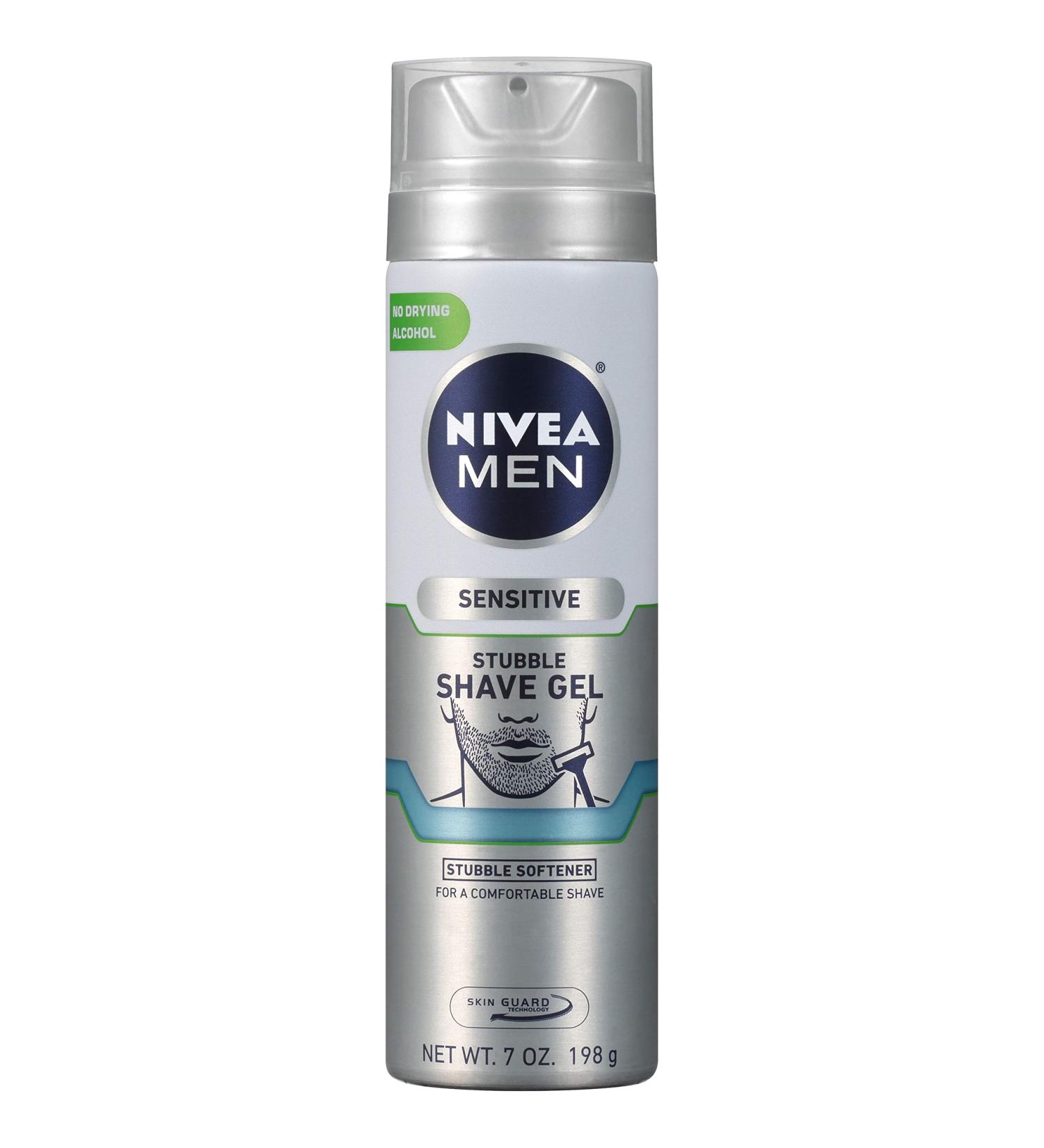Nivea Men Sensitive Skin Shave Gel - Beard Softener 7oz | Ideal for Smooth Shaving - Buy Online on SooperMarket.com