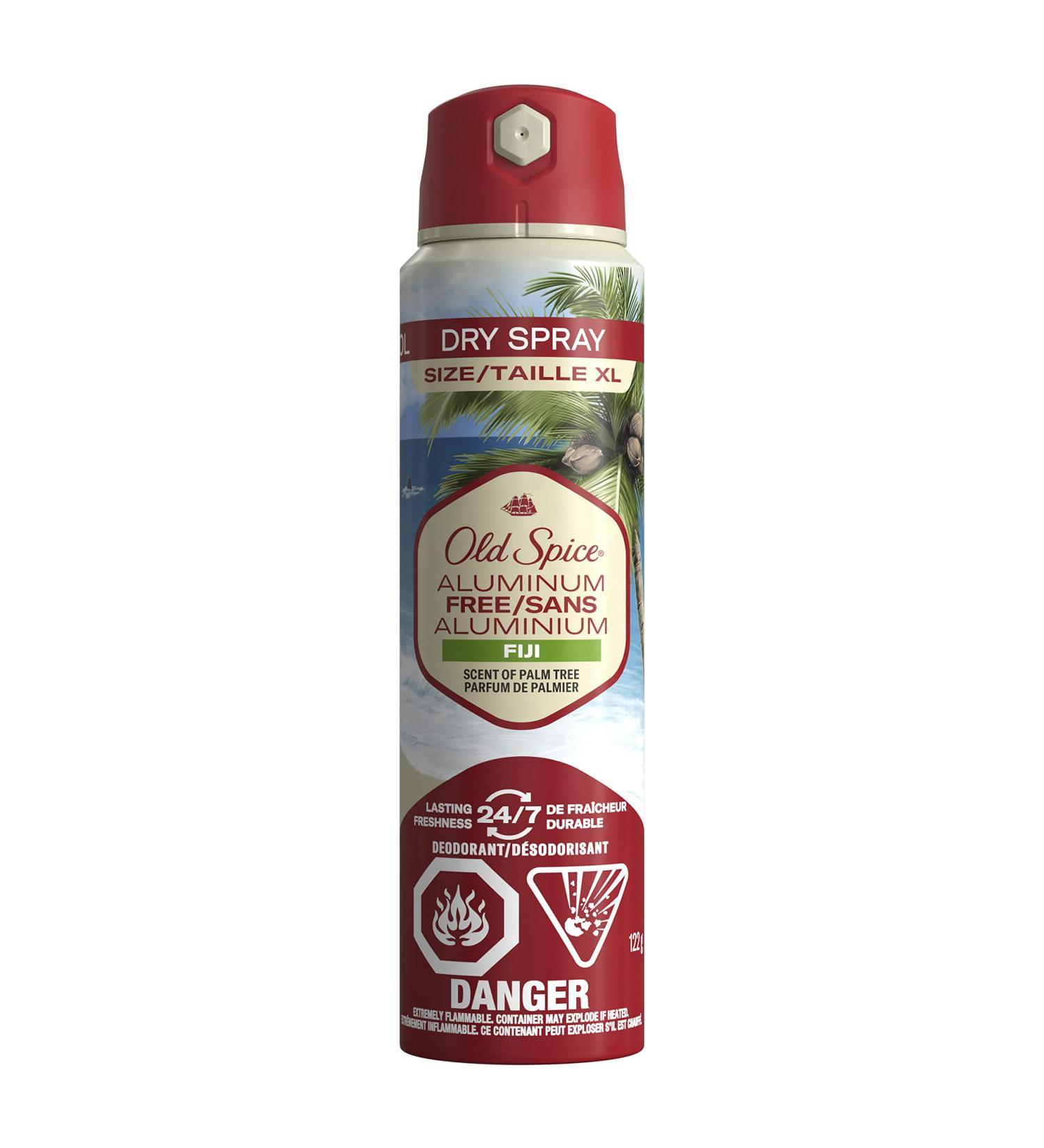 Old Spice Aluminum Free Dry Spray Fiji 122g Dry Spray Fiji 122 g (Pack of 1) - Buy Online on SooperMarket.com