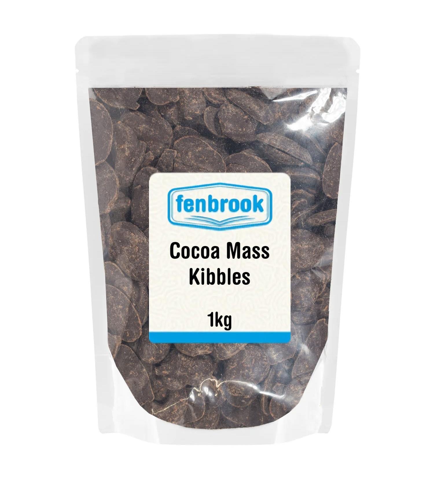 Cocoa Mass Kibbles 1kg Cocoa Liquor Liquor Chunks by Fenbrook